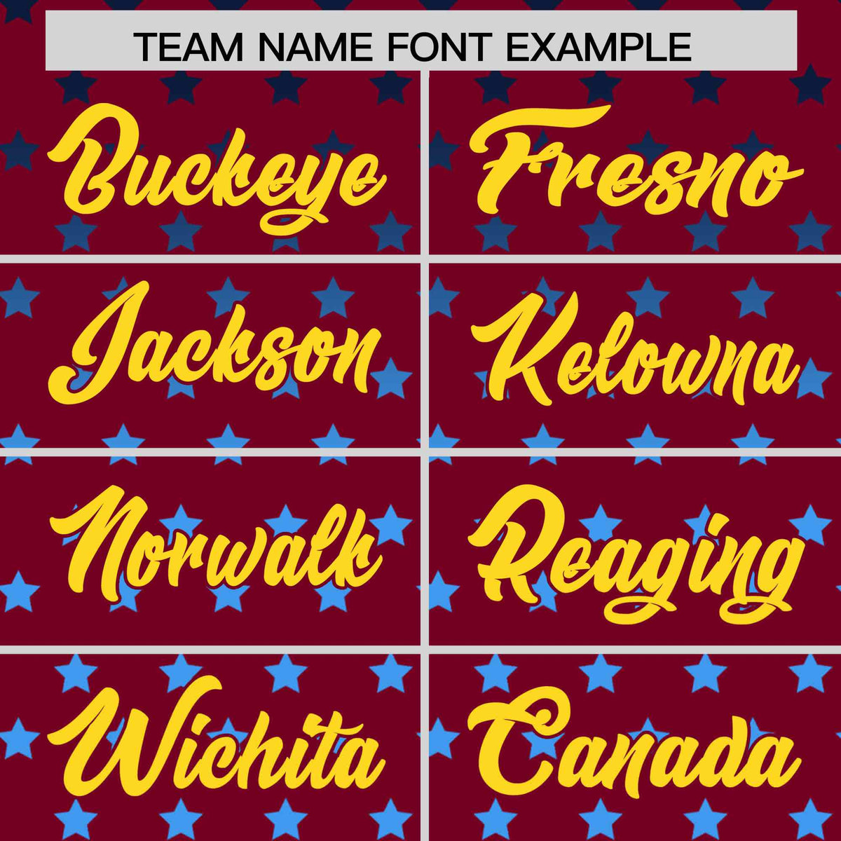 Custom Crimson Gold-White Raglan Sleeve Personalized Star Print Authentic Baseball Jersey