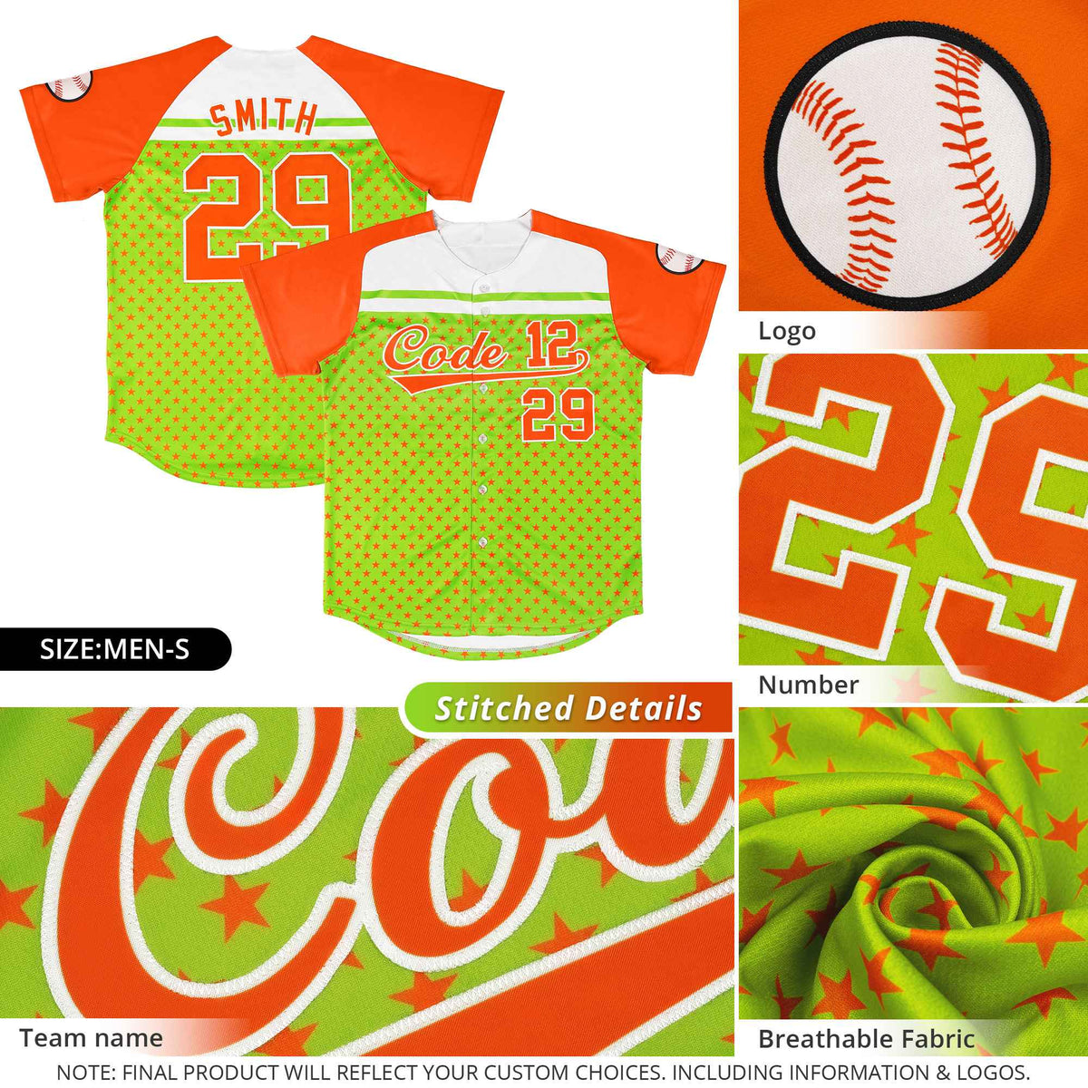 Custom Aqua Purple-White Raglan Sleeve Personalized Star Print Authentic Baseball Jersey