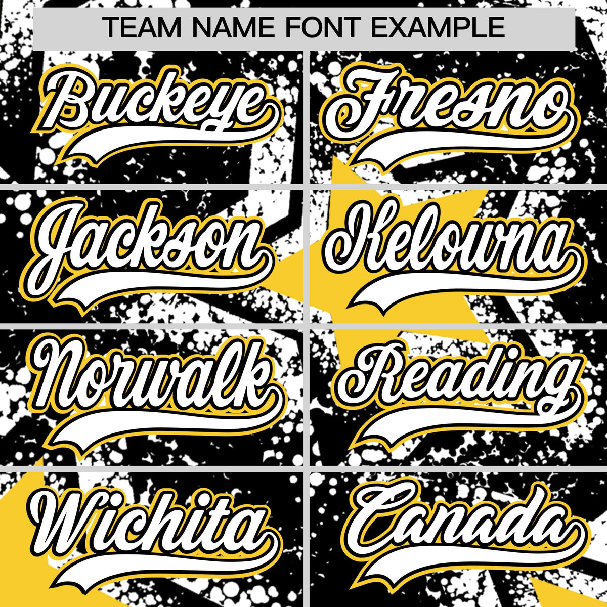 Custom Black Gold White Star Graffiti Team Baseball Jerseys With Custom Names, Numbers & Logos Lightweight Baseball Jersey| KXKSHOP