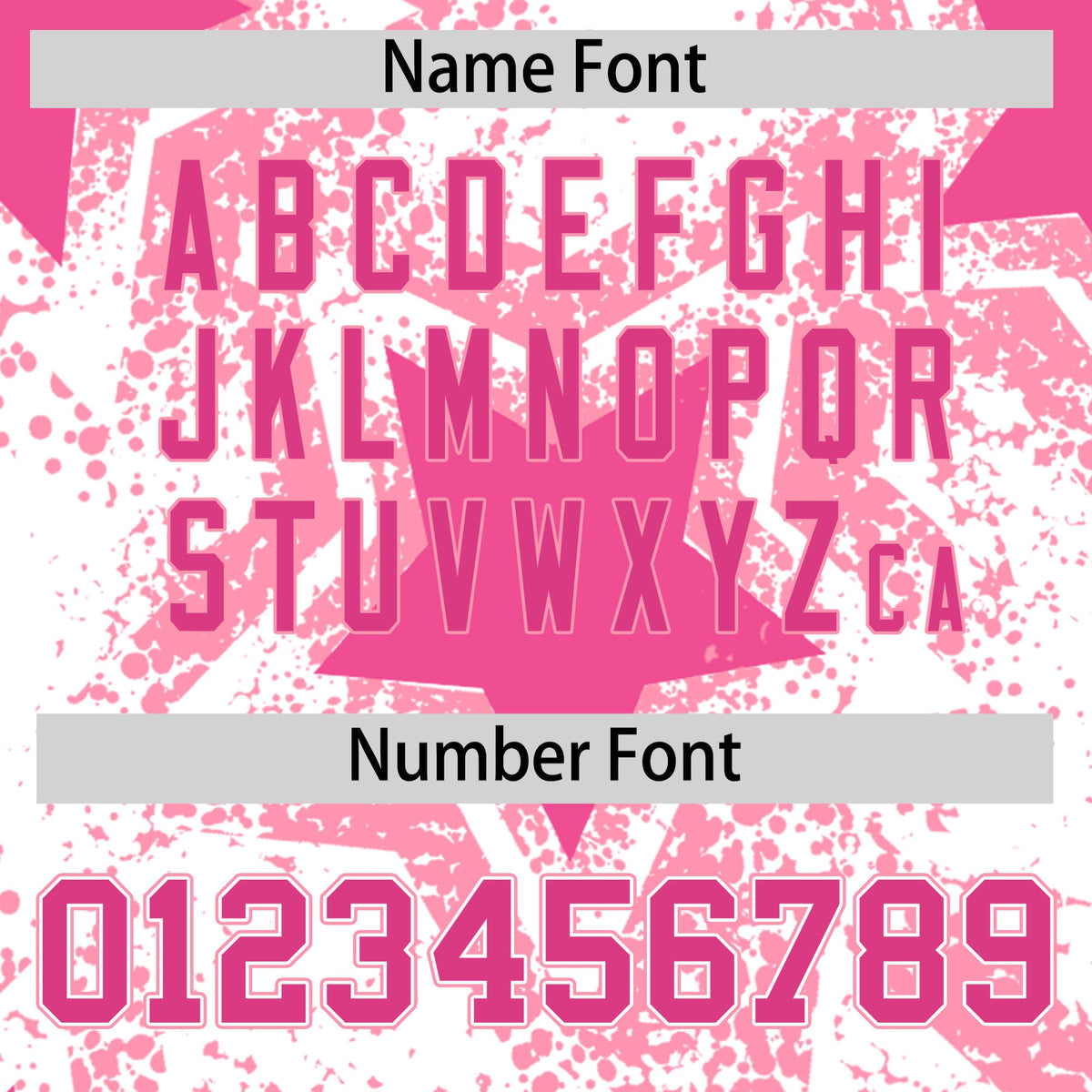 Custom White Pink Light Pink Star Graffiti Team Baseball Jerseys With Custom Names, Numbers & Logos Stretch Fabric Baseball Jersey| KXKSHOP