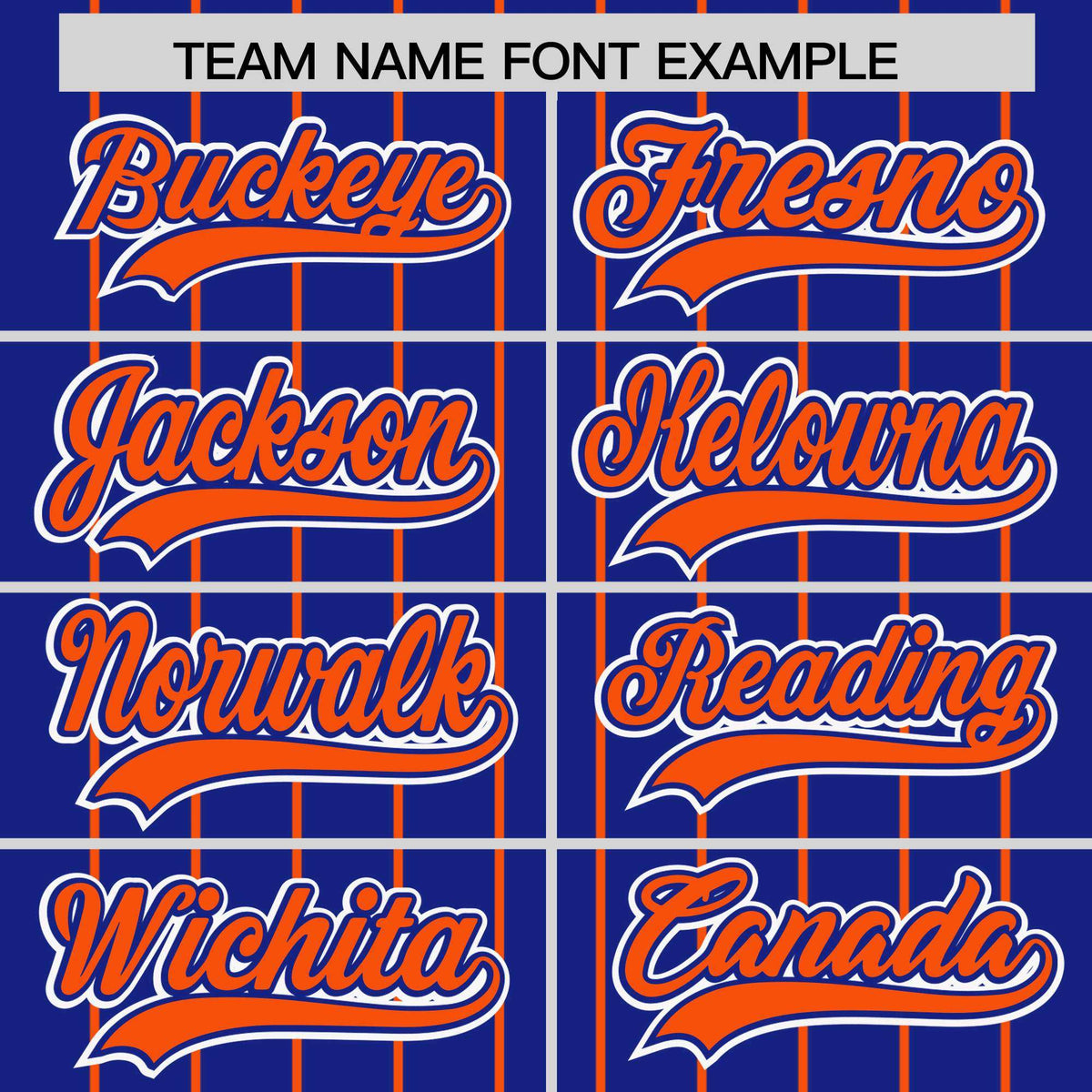 Custom Royal Orange Stripe Fashion Sleeves Gradient Authentic Baseball Jersey