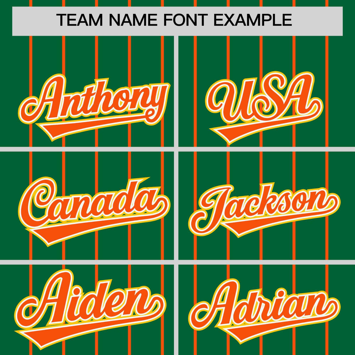 Custom Kelly Green Orange Stripe Fashion Sleeves Gradient Authentic Baseball Jersey