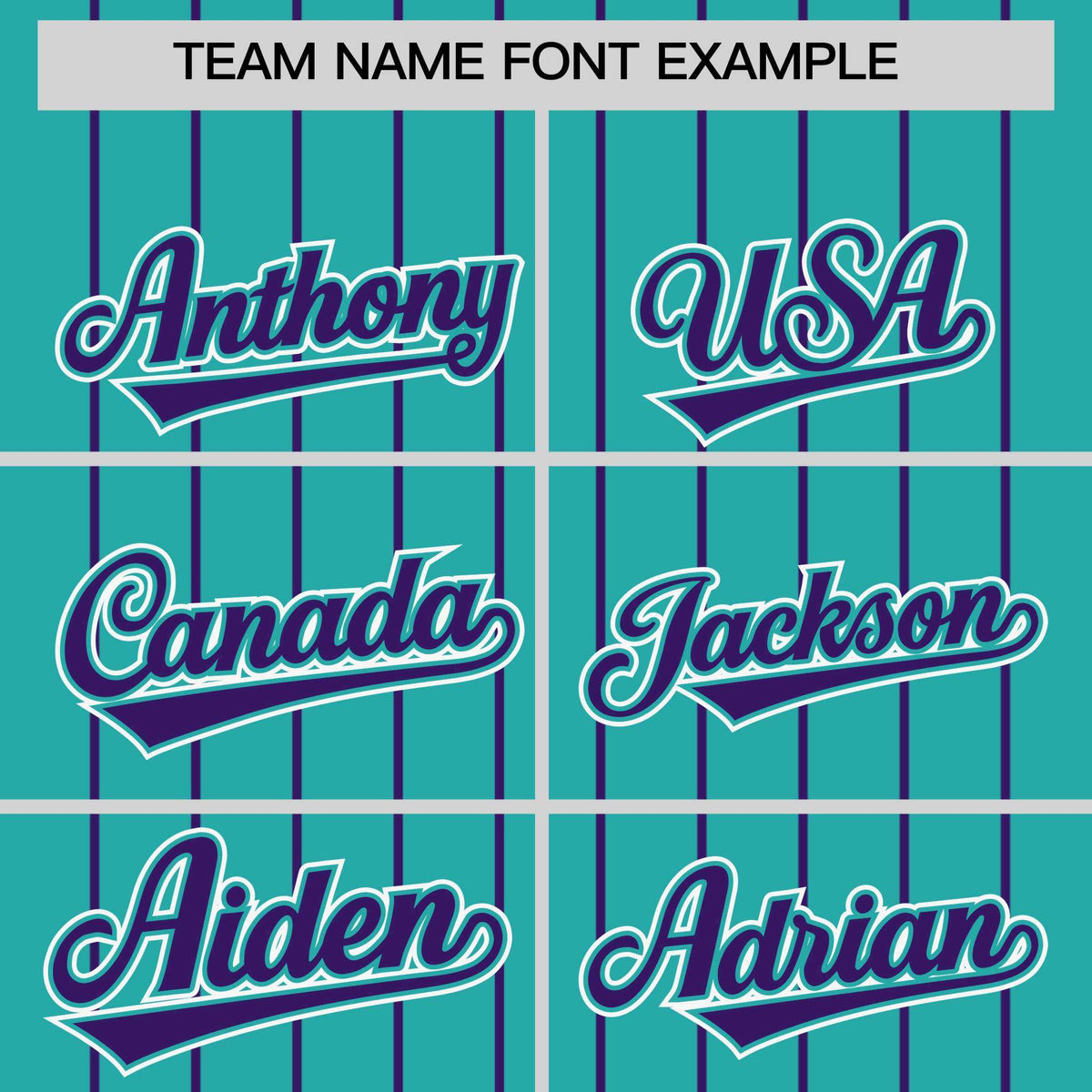 Custom Aqua Purple Stripe Fashion Sleeves Gradient Authentic Baseball Jersey