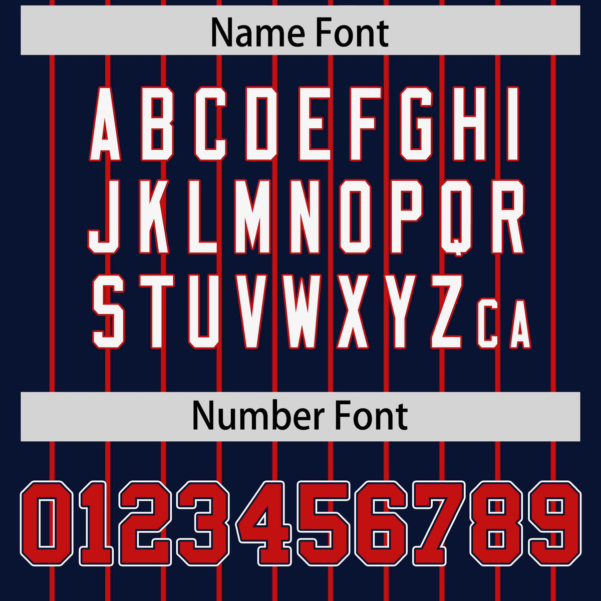 Custom Navy Red Stripe Fashion Sleeves Gradient Authentic Baseball Jersey