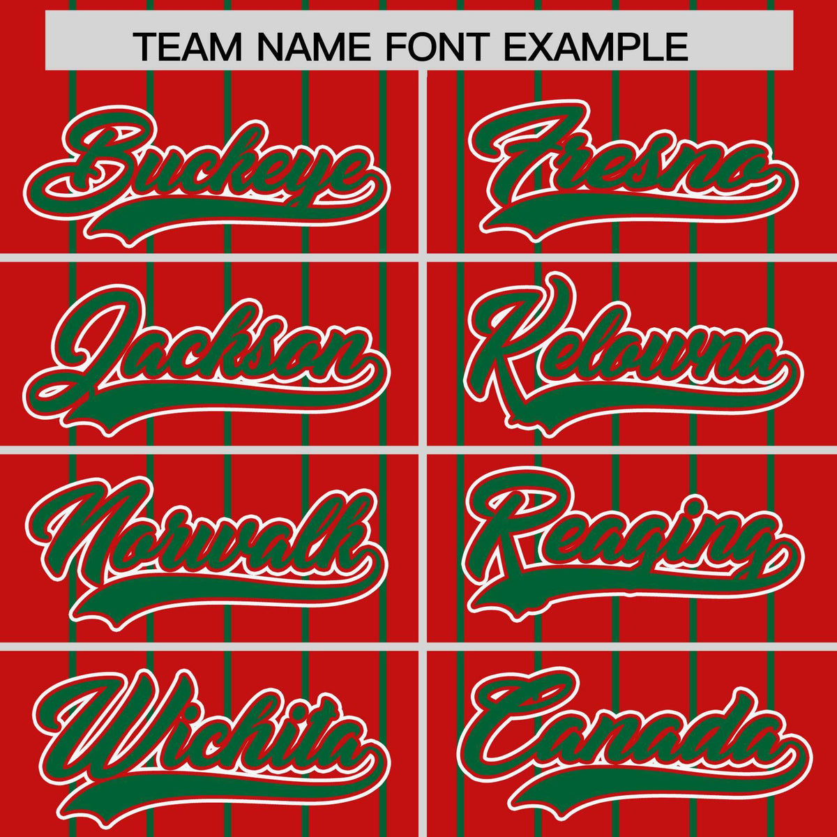 Custom Red Kelly Green Stripe Fashion Sleeves Gradient Authentic Baseball Jersey