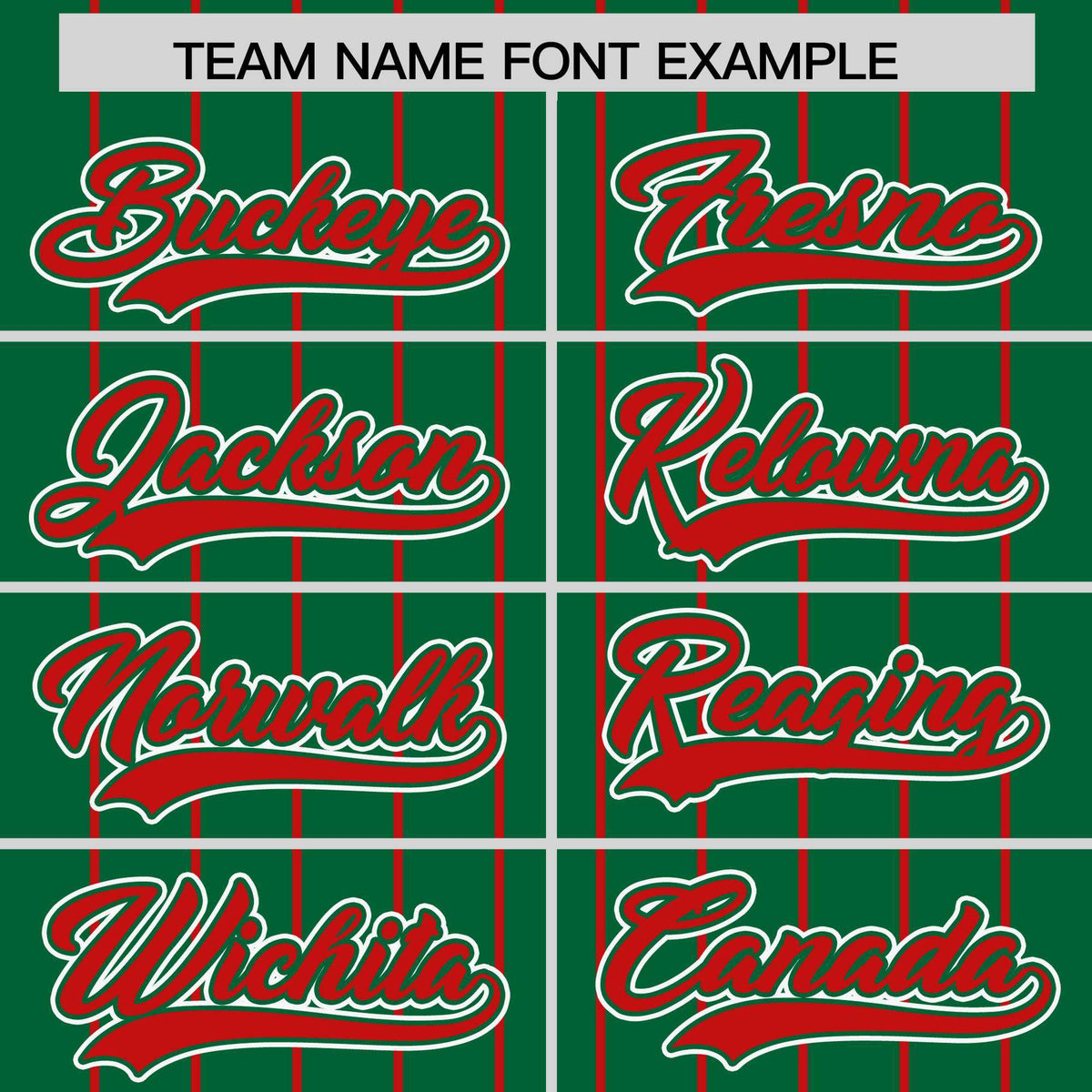 Custom Kelly Green Red Stripe Fashion Sleeves Gradient Authentic Baseball Jersey