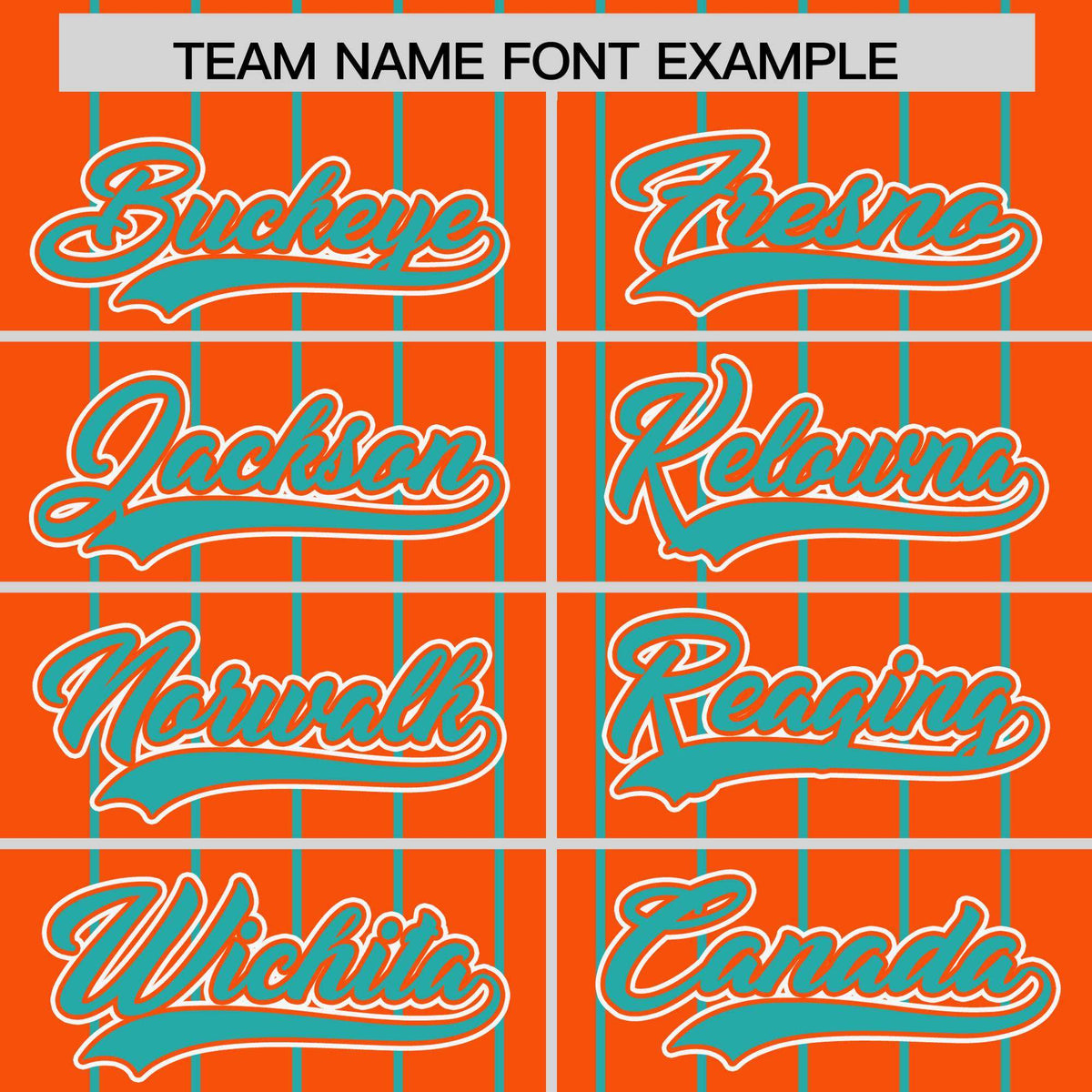 Custom Orange Aqua Stripe Fashion Sleeves Gradient Authentic Baseball Jersey
