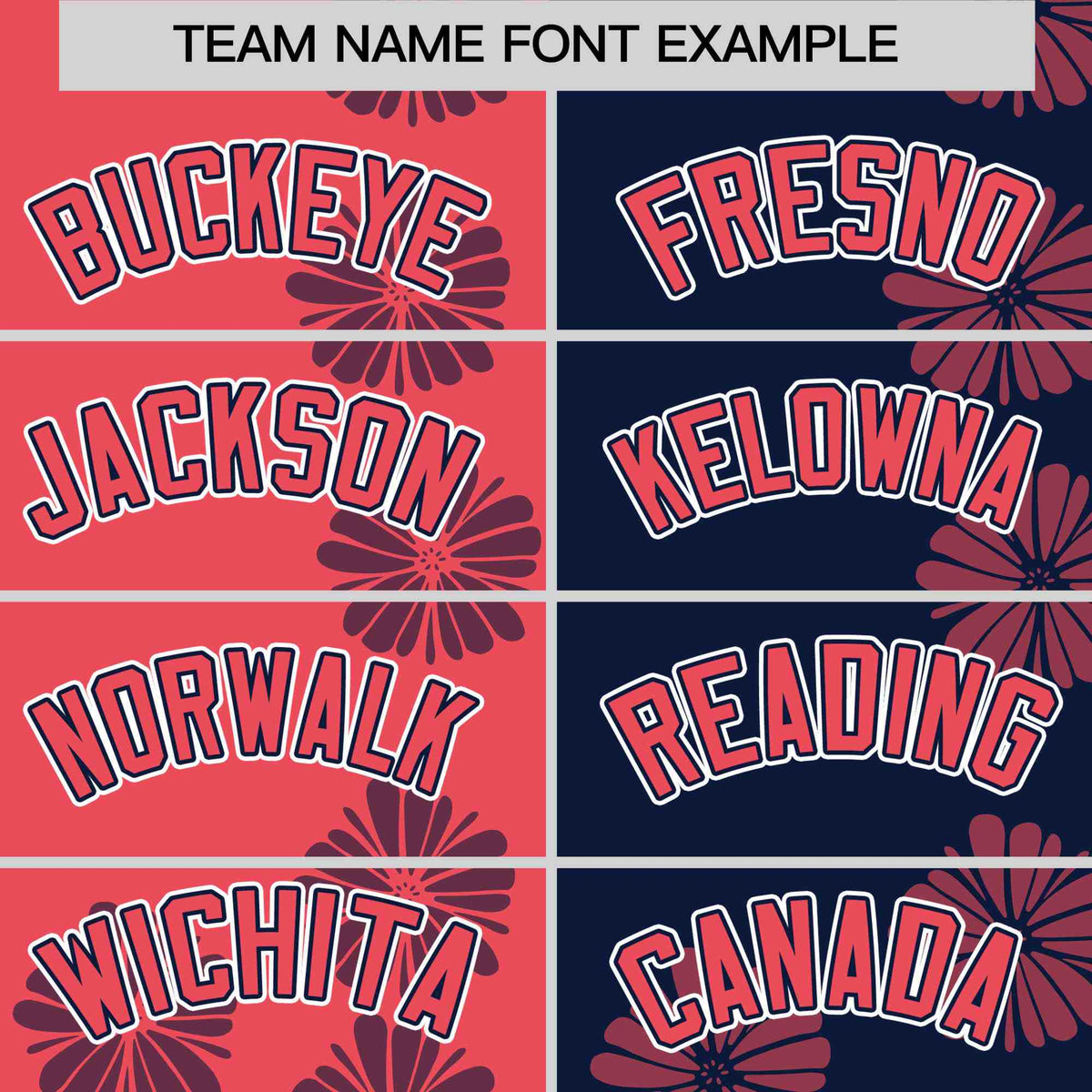 Custom Light Red Navy Split Fashion Flower Graffiti Pattern Authentic Baseball Jersey
