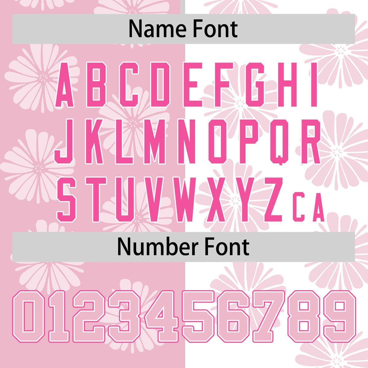 Custom Light Pink White Split Fashion Flower Graffiti Pattern Authentic Baseball Jersey