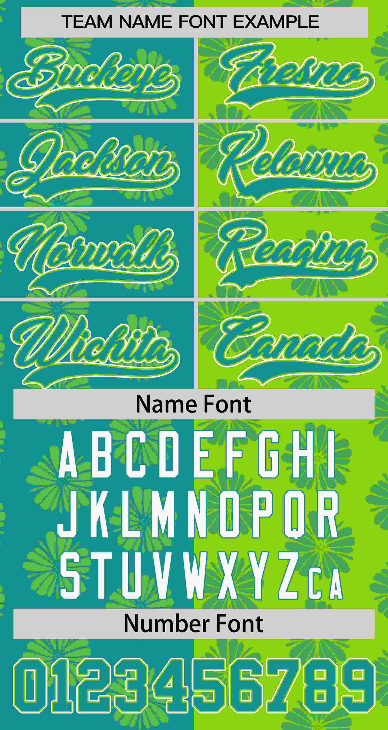 Custom Aqua Neon Green Split Fashion Baseball Jersey