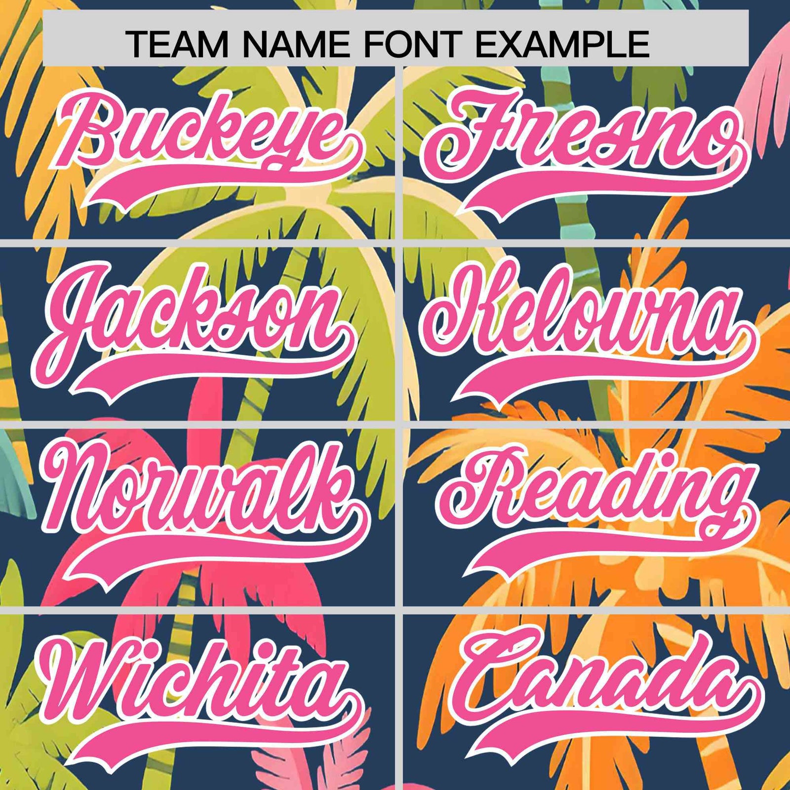 Personalized Multicolor Palm Tree Hawaiian Style Authentic Baseball Jersey