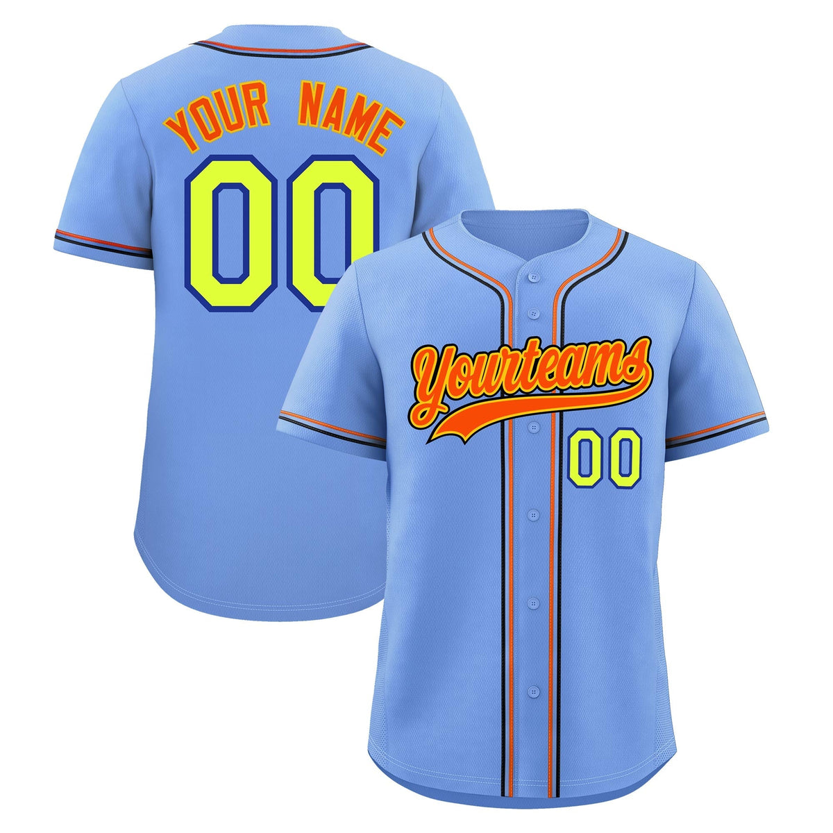 Custom Light Blue Classic Style Stitched Sports Uniform Personalized For Teams Lightweight Baseball Jersey| KXKSHOP