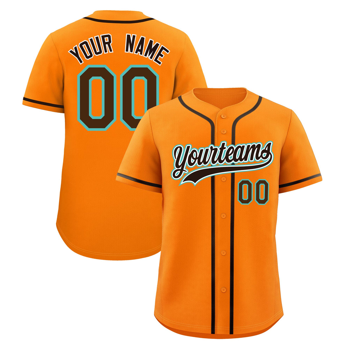 Custom Orange Classic Style Stitched Sports Uniform Personalized For Teams Lightweight Baseball Jersey| KXKSHOP