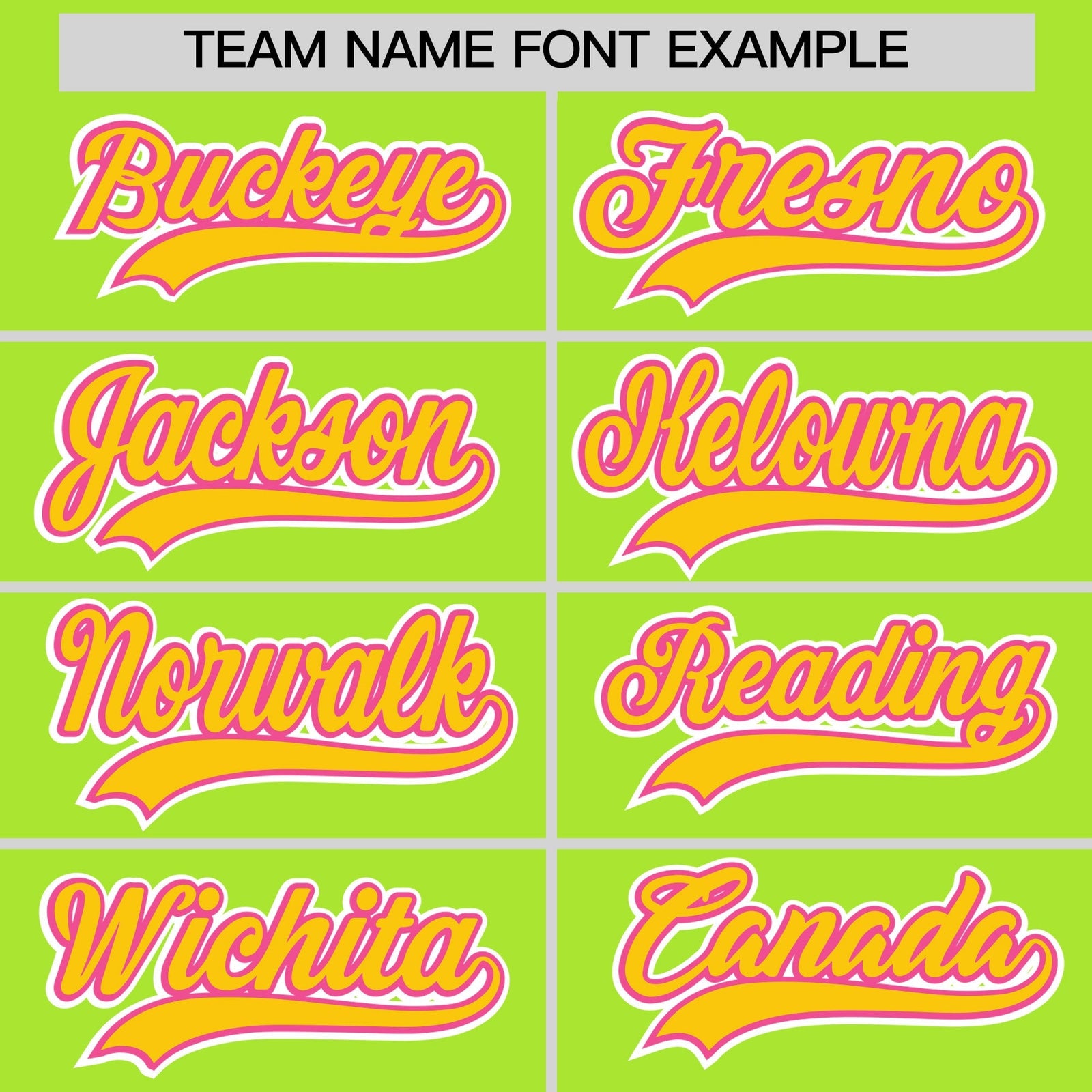 Custom Neon Creen Classic Style Stitched Sports Uniform Personalized For Teams Lightweight Baseball Jersey| KXKSHOP