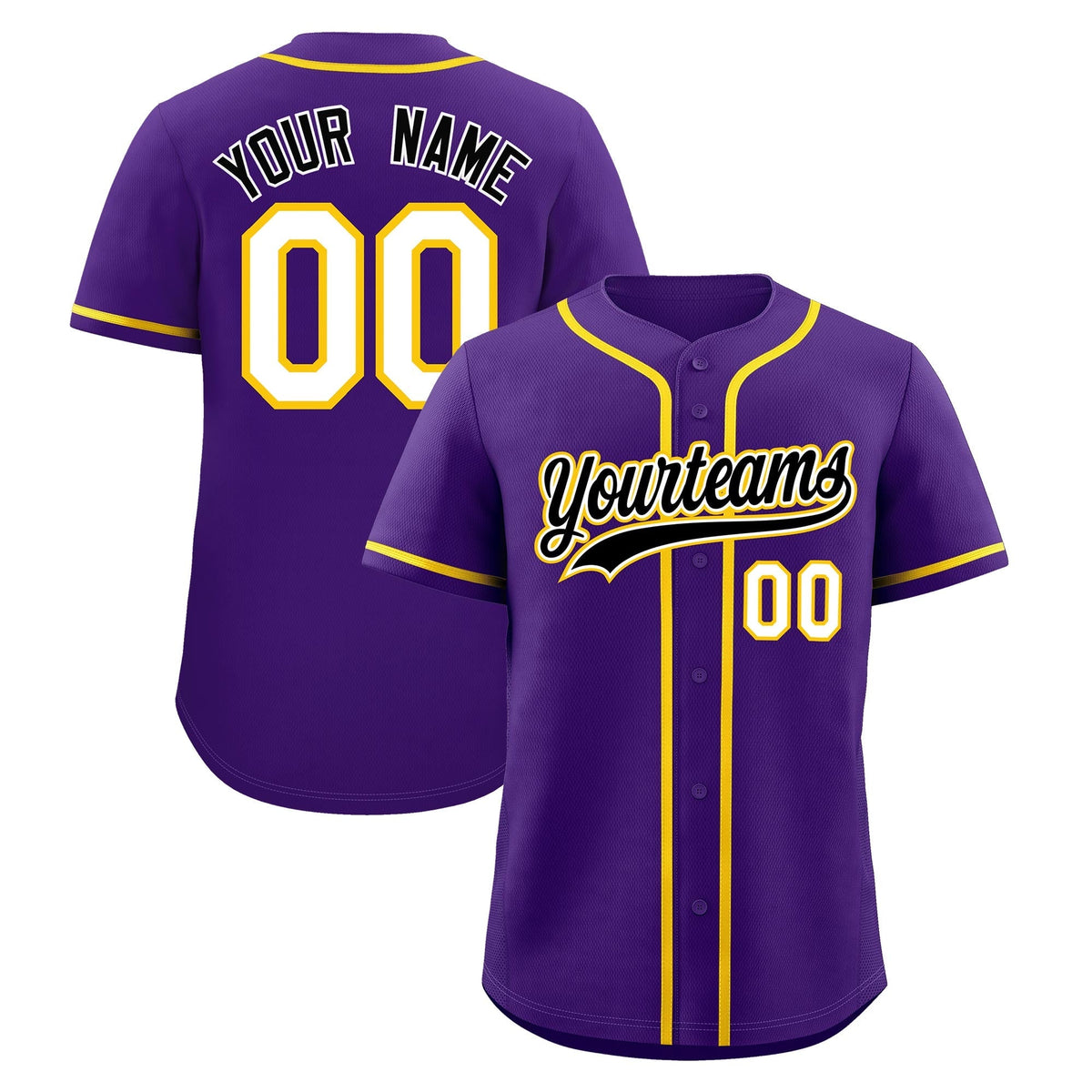 Custom Purple Classic Style Stitched Sports Uniform Personalized For Teams Lightweight Baseball Jersey| KXKSHOP