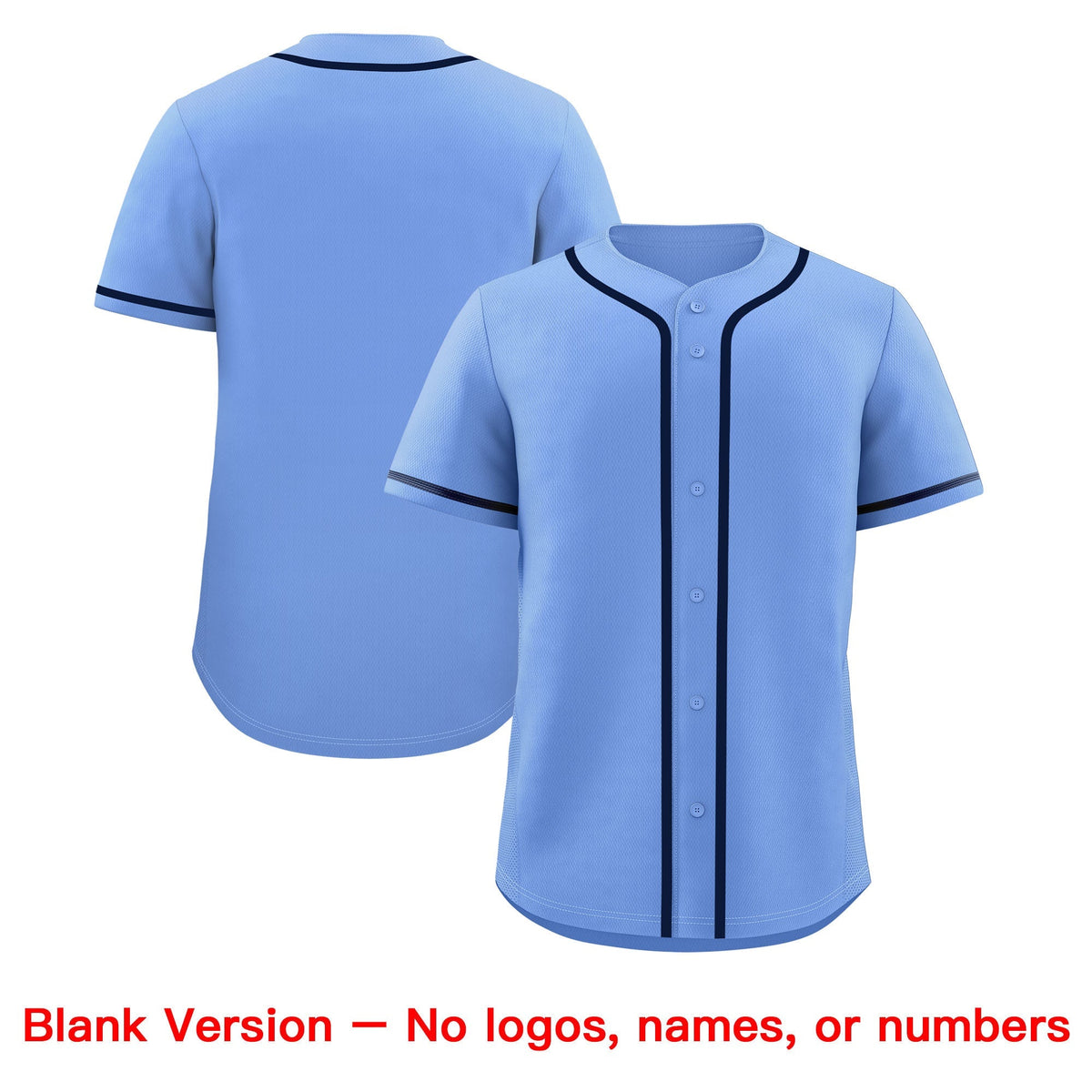 Custom Light Blue Classic Style Stitched Sports Uniform Personalized For Teams Quick Dry Baseball Jersey| KXKSHOP