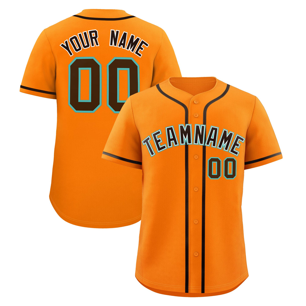 Custom Orange Classic Style Stitched Sports Uniform Personalized For Teams Lightweight Baseball Jersey| KXKSHOP