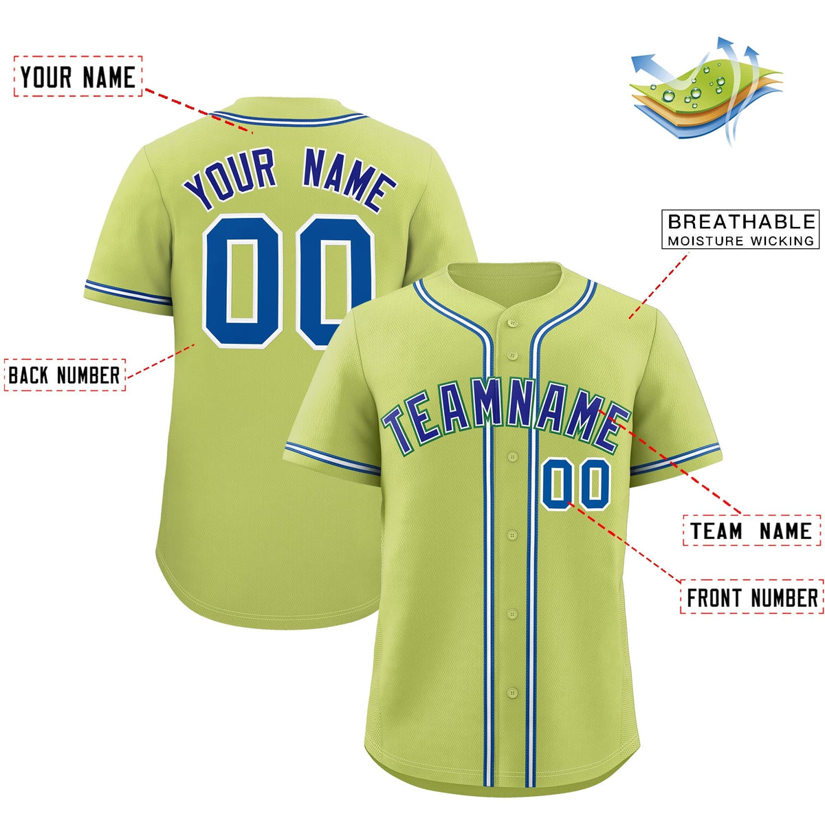 Custom Champagne Classic Style Stitched Sports Uniform Personalized For Teams Quick Dry Baseball Jersey| KXKSHOP