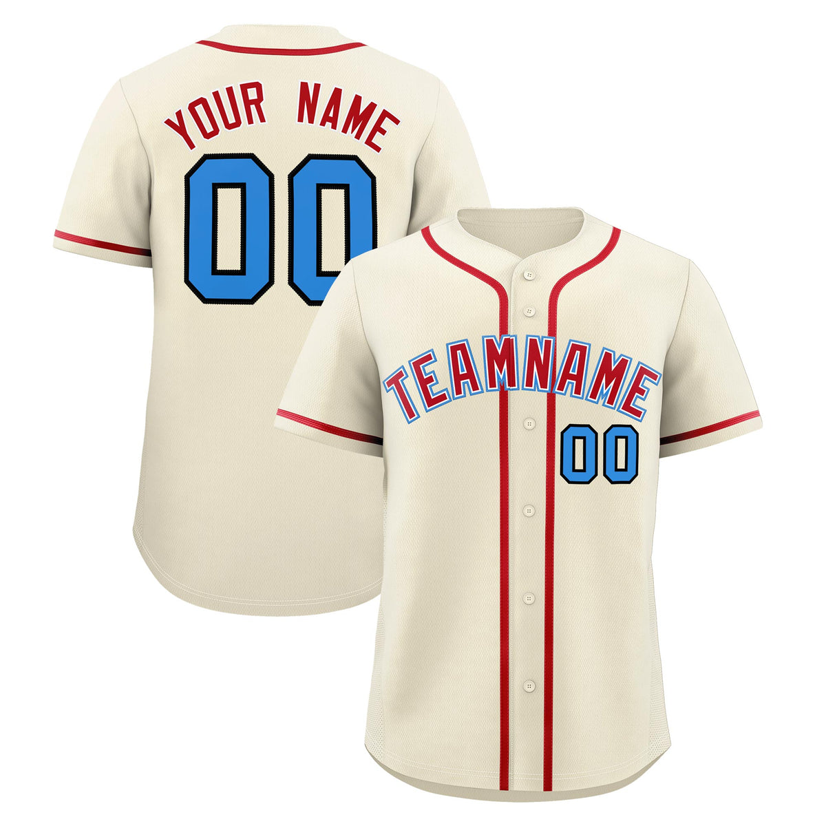 Custom Cream Classic Style Stitched Sports Uniform Personalized For Teams Quick Dry Baseball Jersey| KXKSHOP