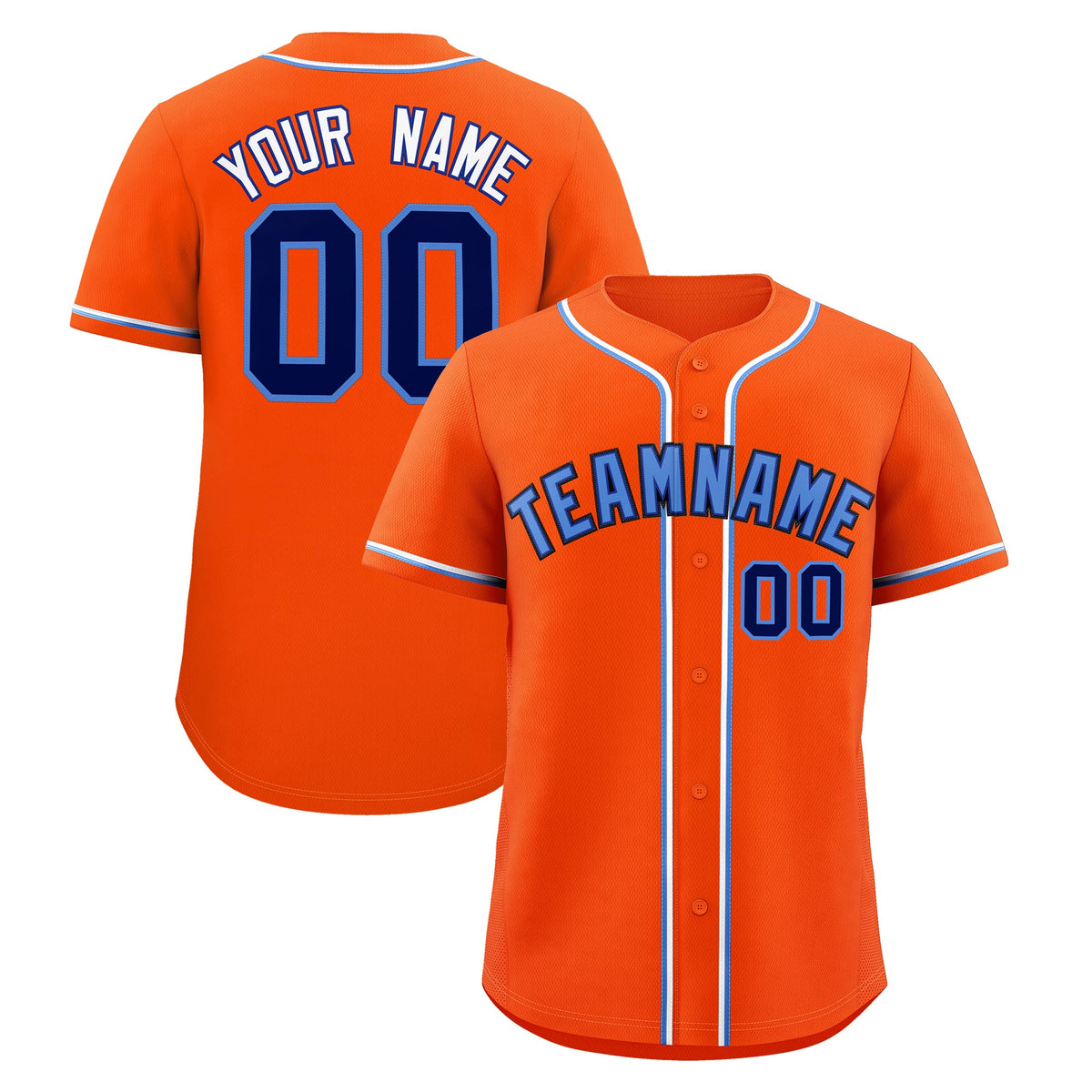 Custom Orange Classic Style Stitched Sports Uniform Personalized For Teams Lightweight Baseball Jersey| KXKSHOP