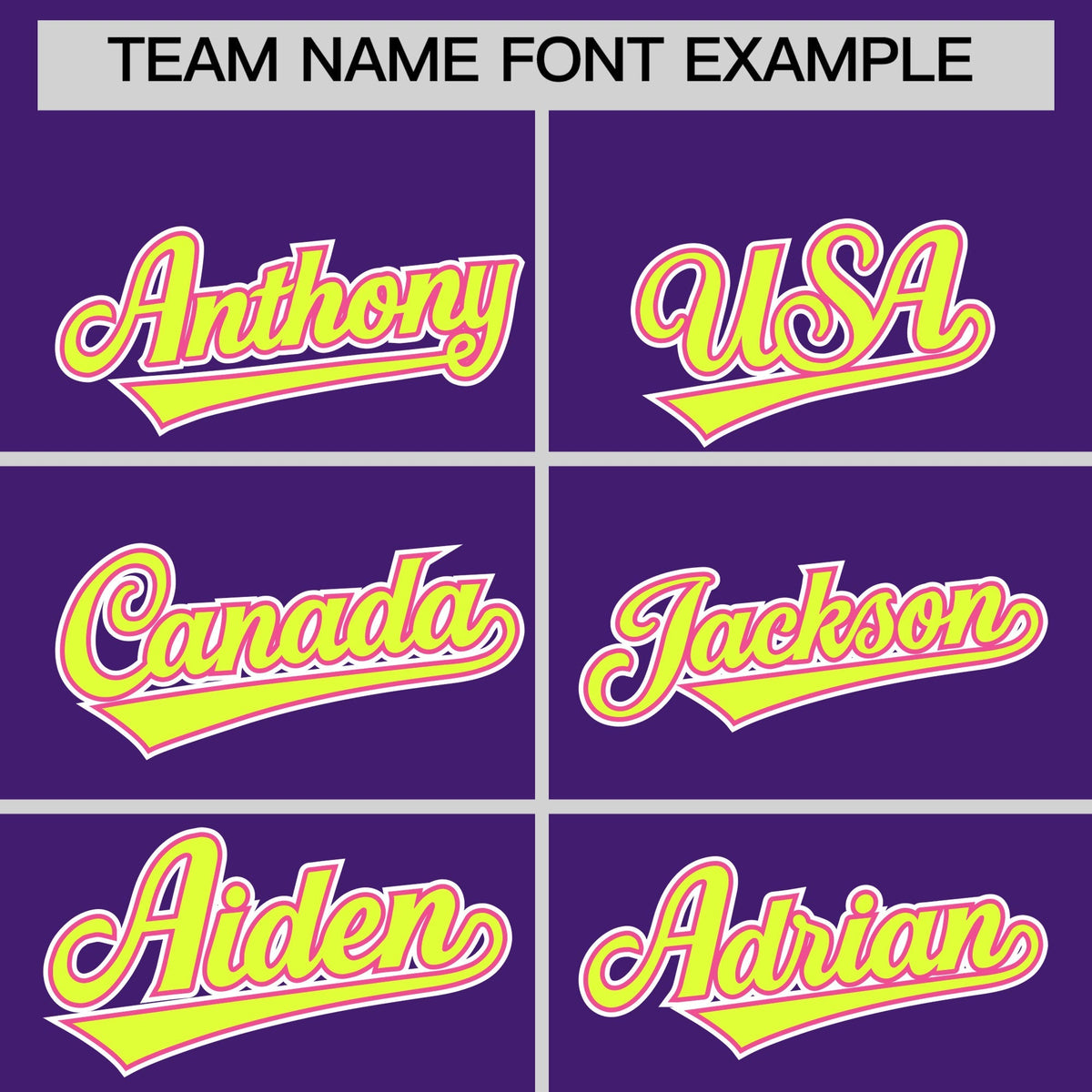 Custom Purple Classic Style Stitched Sports Uniform Personalized For Teams Quick Dry Baseball Jersey| KXKSHOP