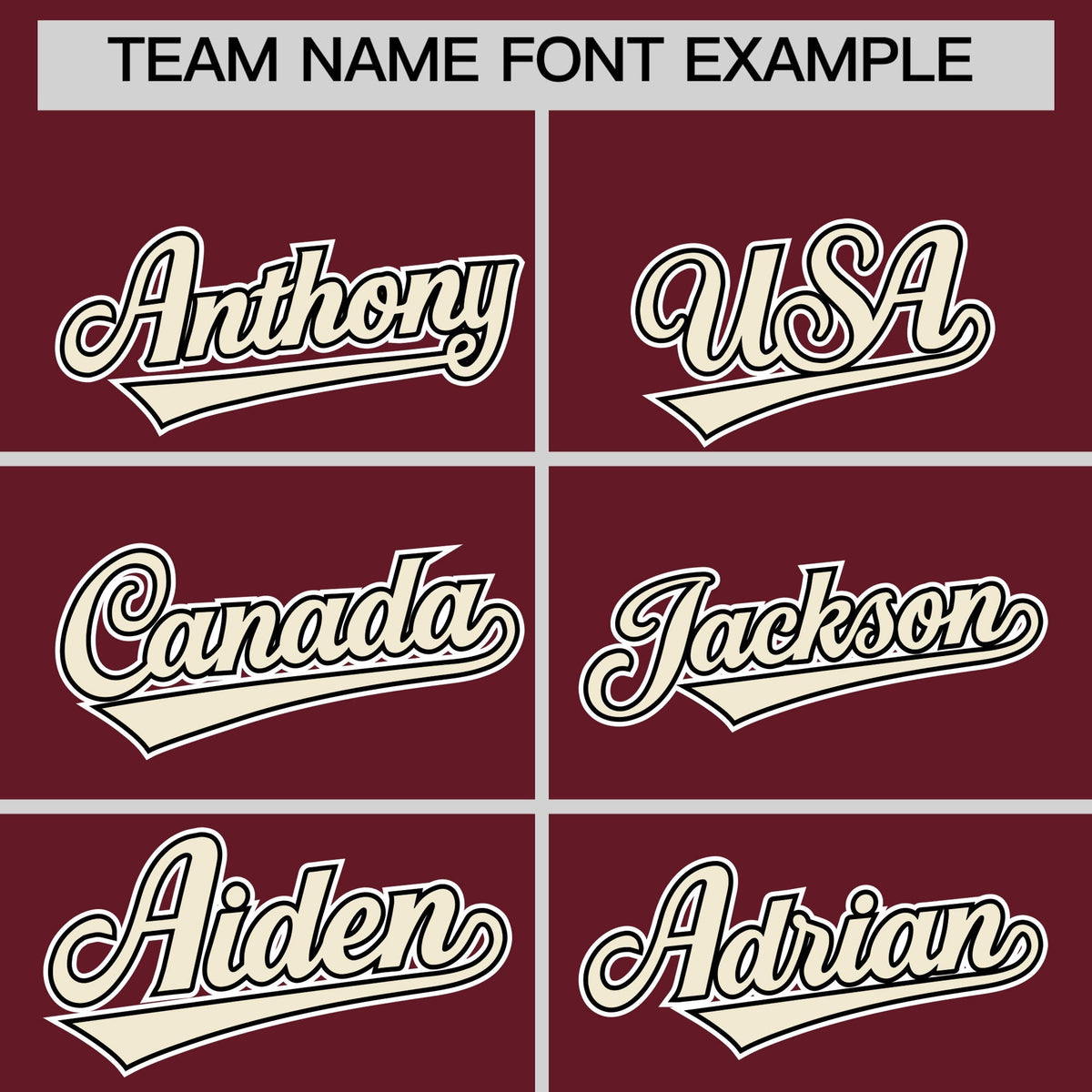 Custom Maroon Classic Style Stitched Sports Uniform Personalized For Teams Quick Dry Baseball Jersey| KXKSHOP
