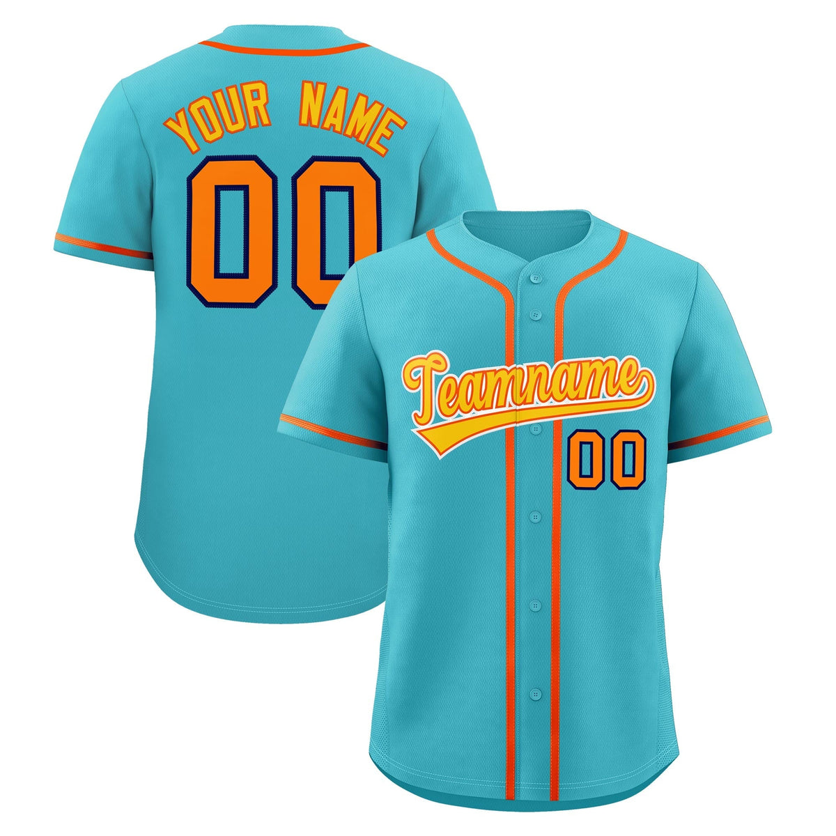 Custom Sky Blue Classic Style Stitched Sports Uniform Personalized For Teams Quick Dry Baseball Jersey| KXKSHOP
