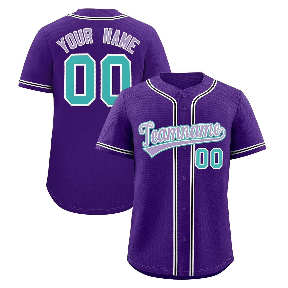 Custom Purple Classic Style Stitched Sports Uniform Personalized For Teams Lightweight Baseball Jersey| KXKSHOP