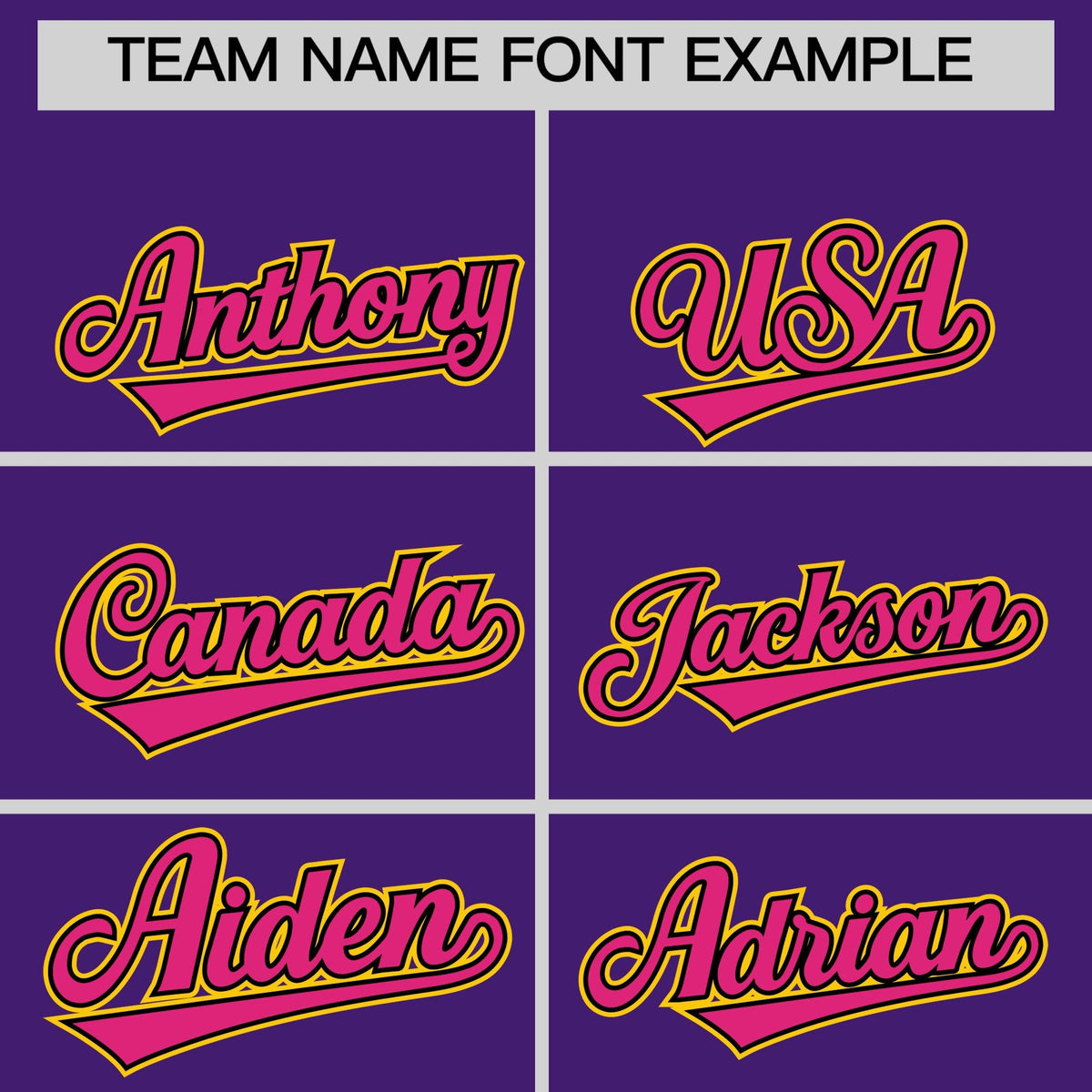 Custom Purple Classic Style Stitched Sports Uniform Personalized For Teams Quick Dry Baseball Jersey| KXKSHOP