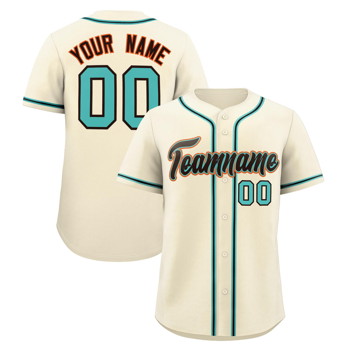 Custom Cream Classic Style Stitched Sports Uniform Personalized For Teams Quick Dry Baseball Jersey| KXKSHOP