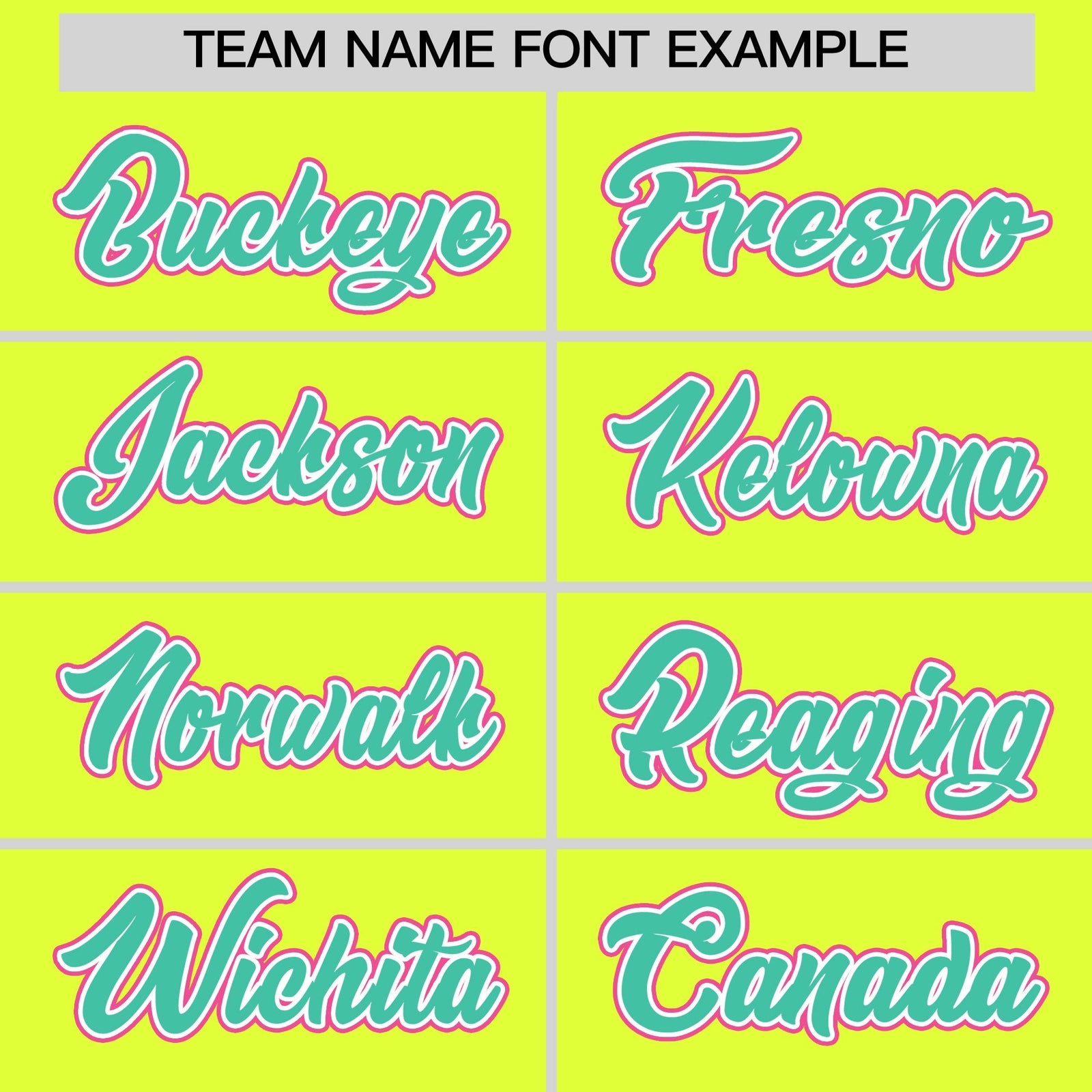 Custom Fluorescent Green Classic Style Stitched Sports Uniform Personalized For Teams Quick Dry Baseball Jersey| KXKSHOP