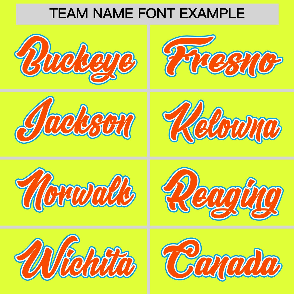 Custom Fluorescent Green Classic Style Stitched Sports Uniform Personalized For Teams Lightweight Baseball Jersey| KXKSHOP