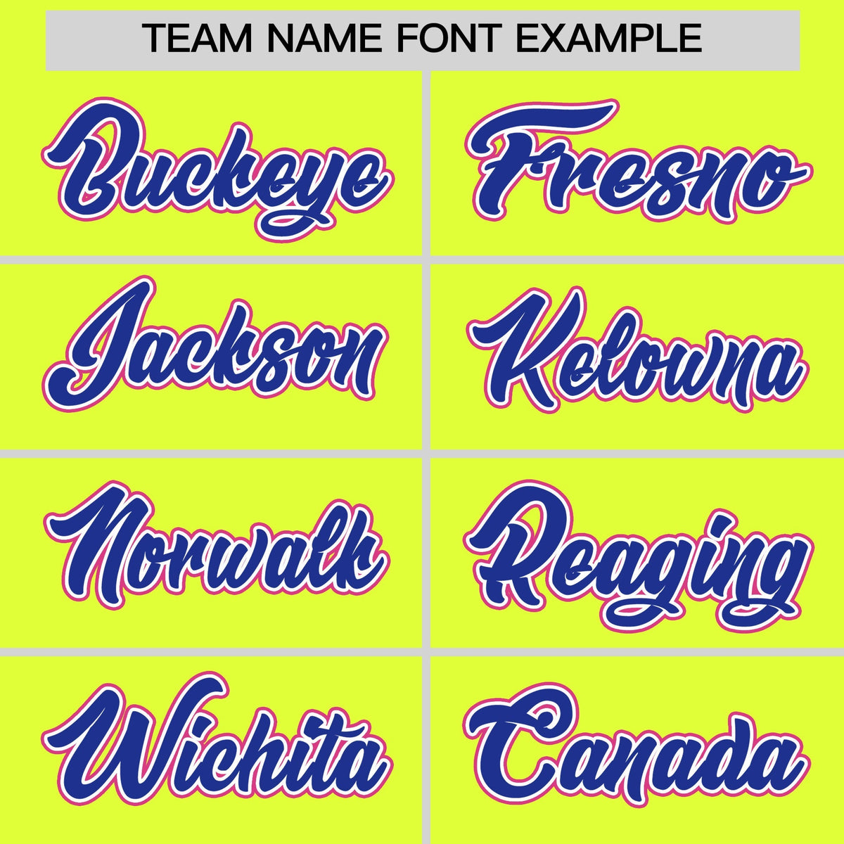Custom Fluorescent Green Classic Style Stitched Sports Uniform Personalized For Teams Quick Dry Baseball Jersey| KXKSHOP