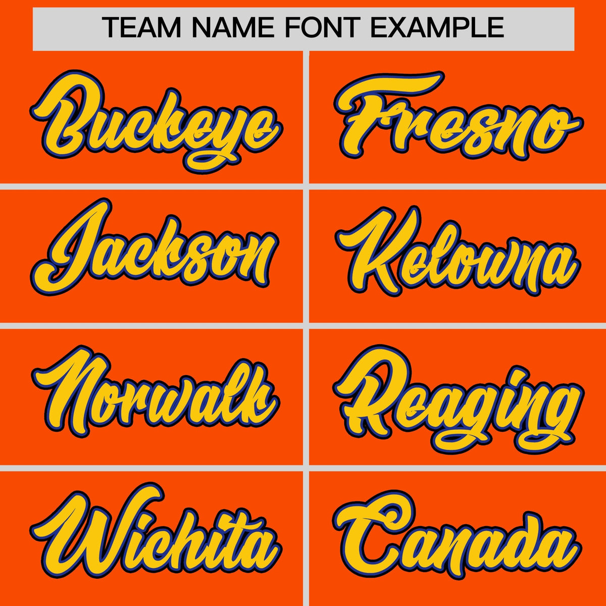 Custom Orange Classic Style Stitched Sports Uniform Personalized For Teams Quick Dry Baseball Jersey| KXKSHOP