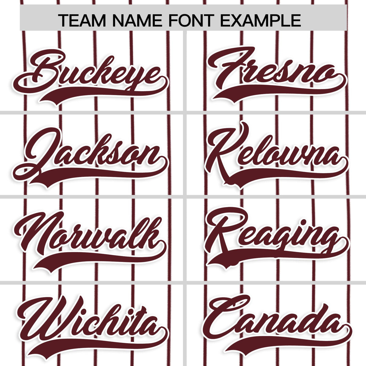 Custom White Burgundy Stripe Fashion Authentic Baseball Jersey
