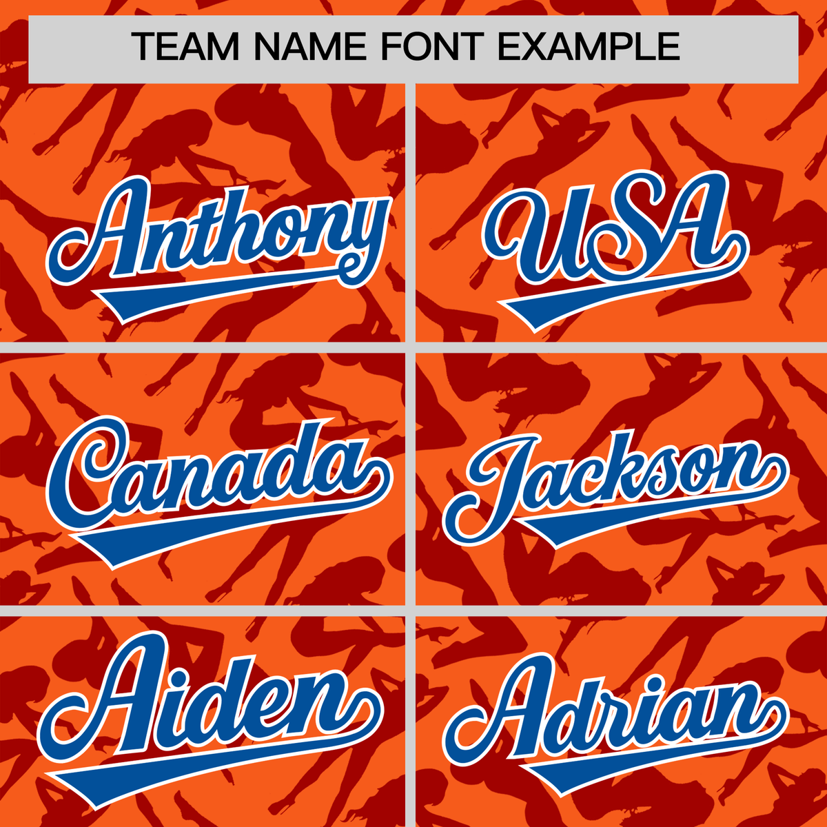 Custom Orange Red Playboy Graffiti Pattern Authentic Baseball Jersey
