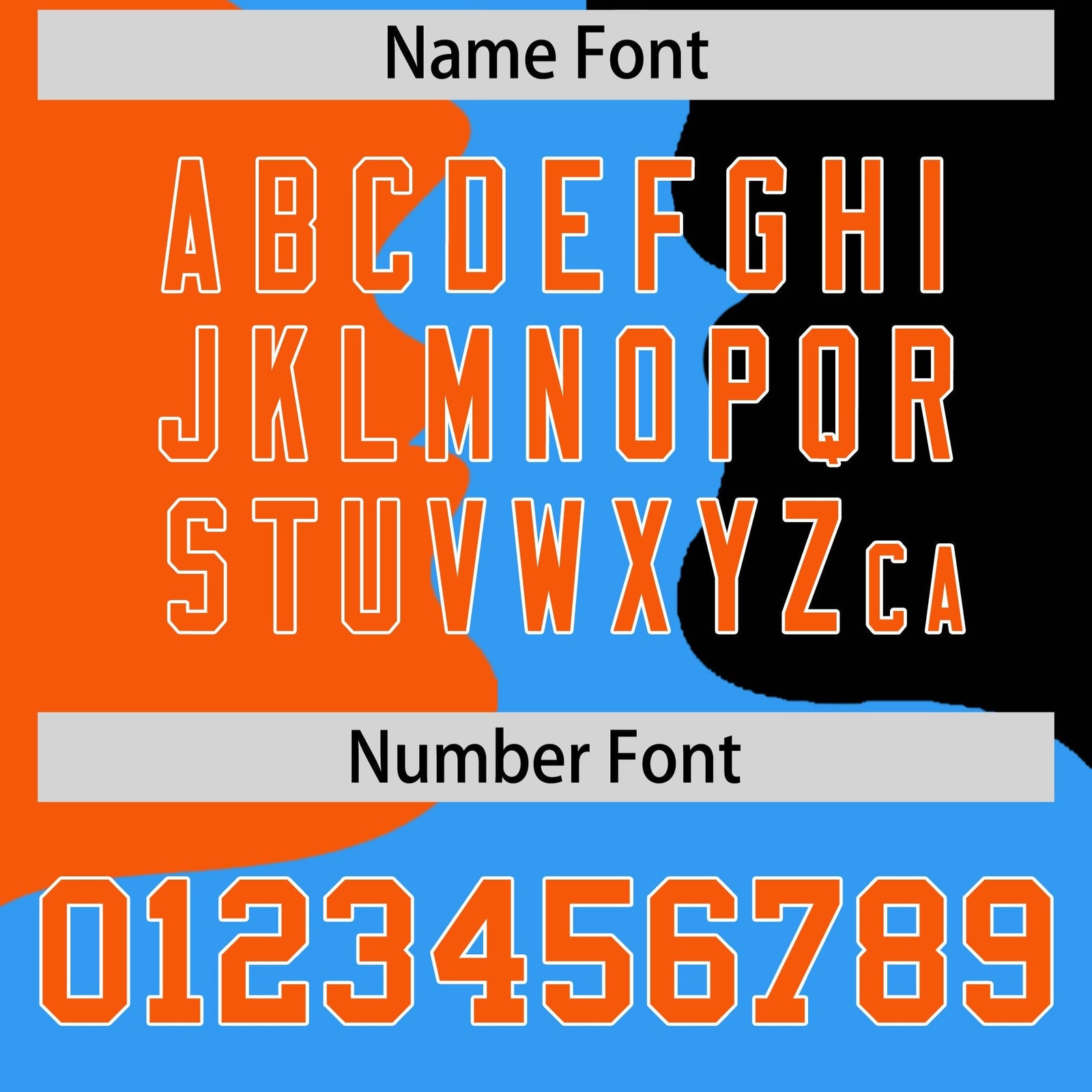 Custom Powder Blue Orange Black Silhouettes of Loving Couple Valentine's Day Baseball Jersey| KXKSHOP