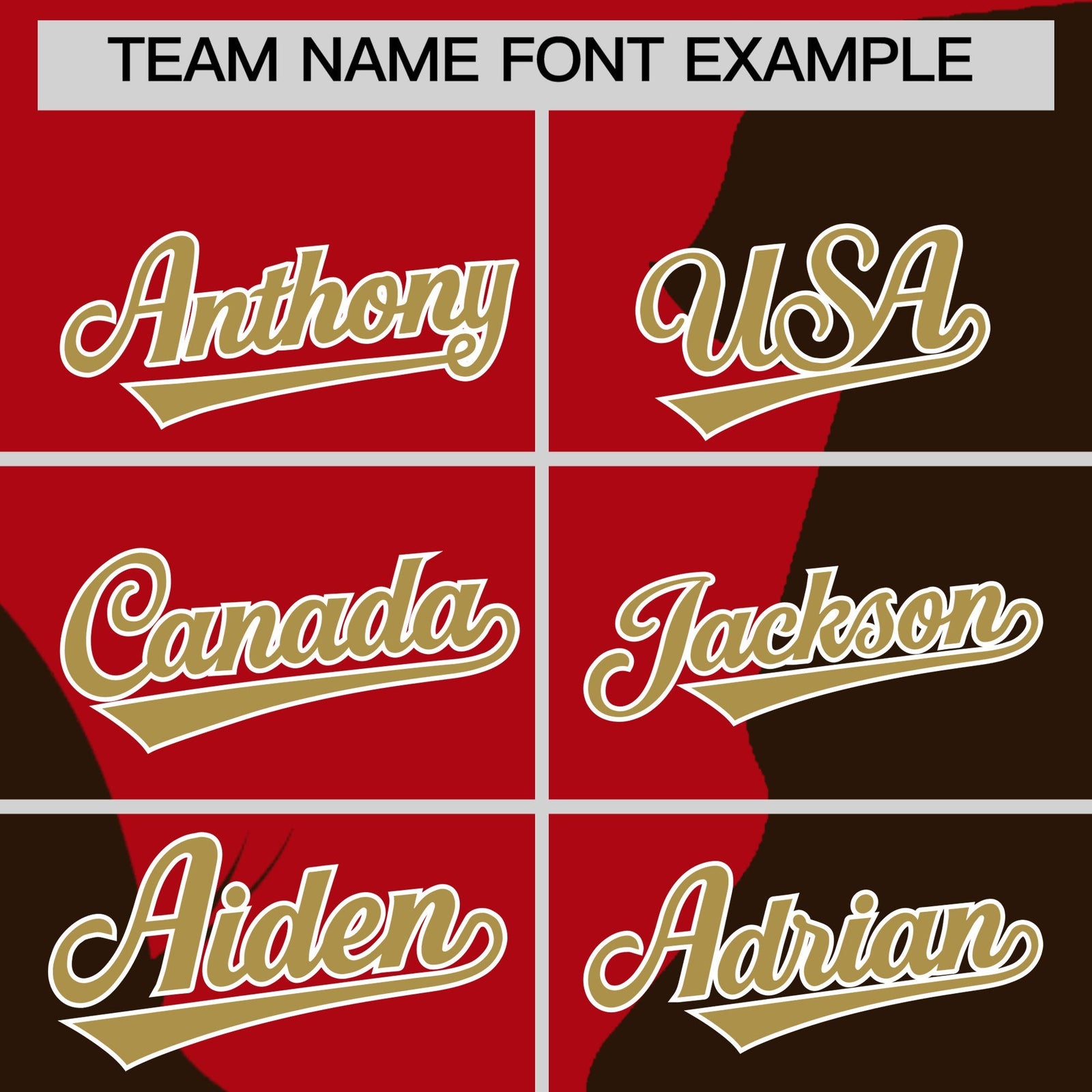 Custom Red Brown Silhouettes of Loving Couple Valentine's Day Baseball Jersey| KXKSHOP