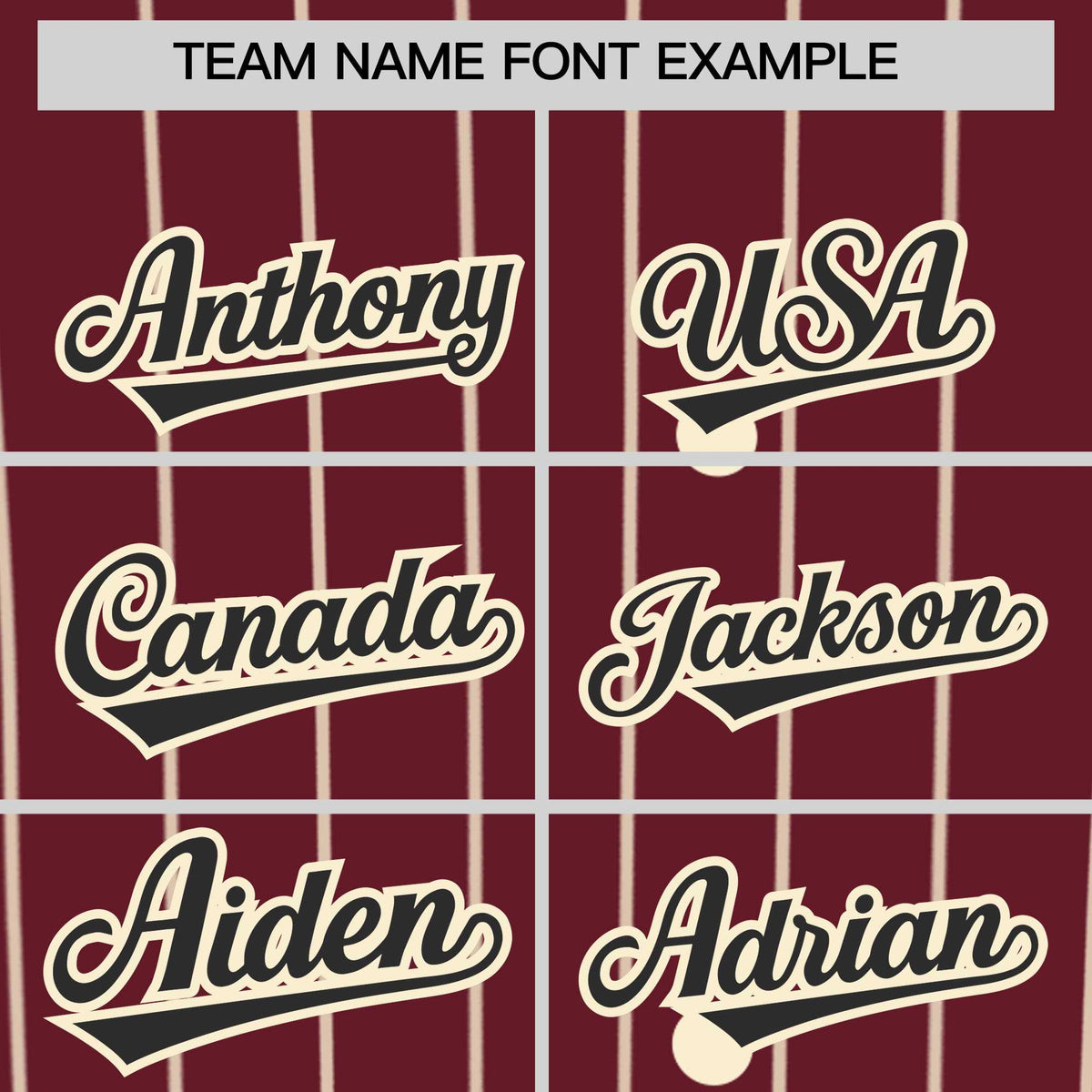 Custom Maroon Cream Gradient Stripe Fashion Authentic Baseball Jersey