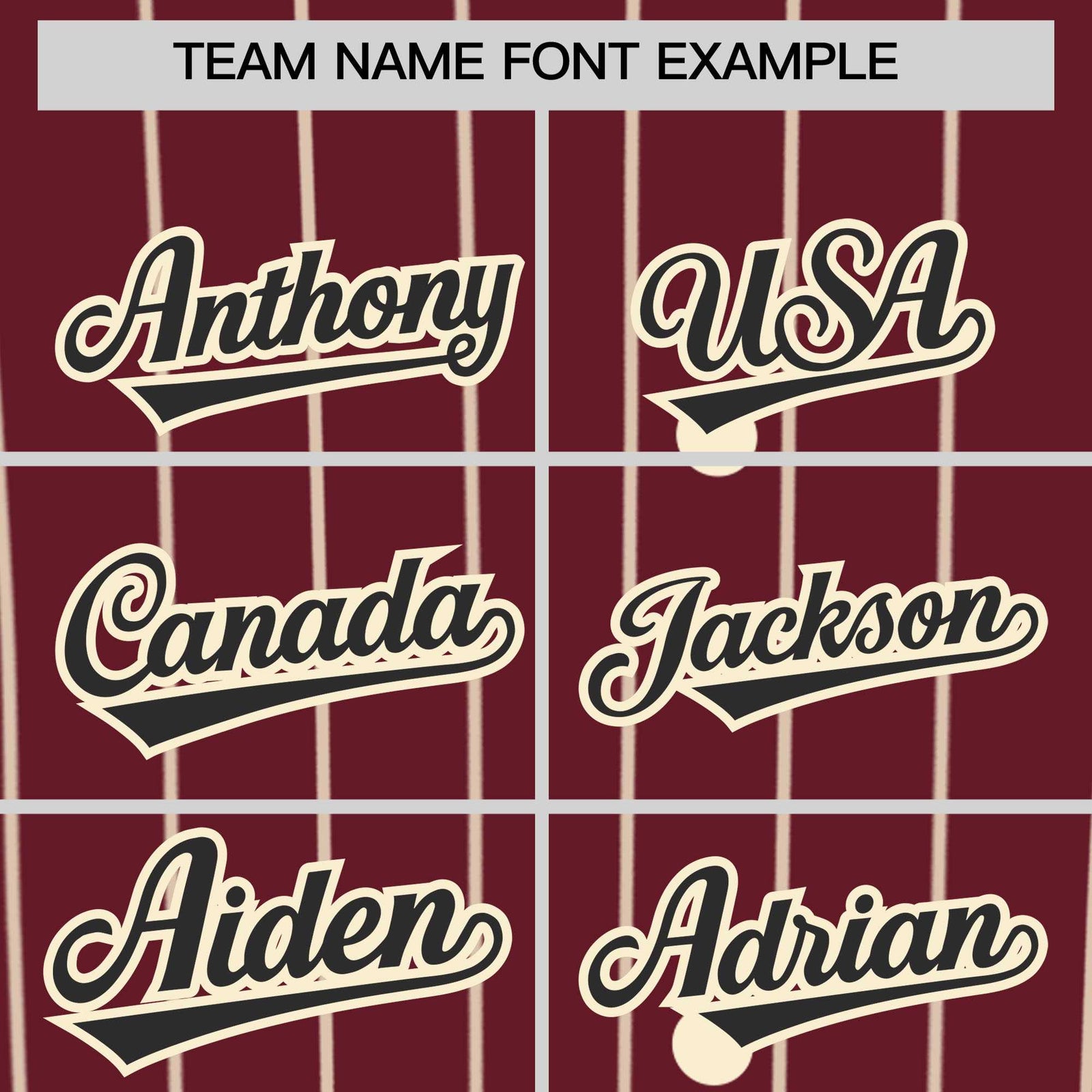 Custom Maroon Cream Gradient Stripe Fashion Authentic Baseball Jersey