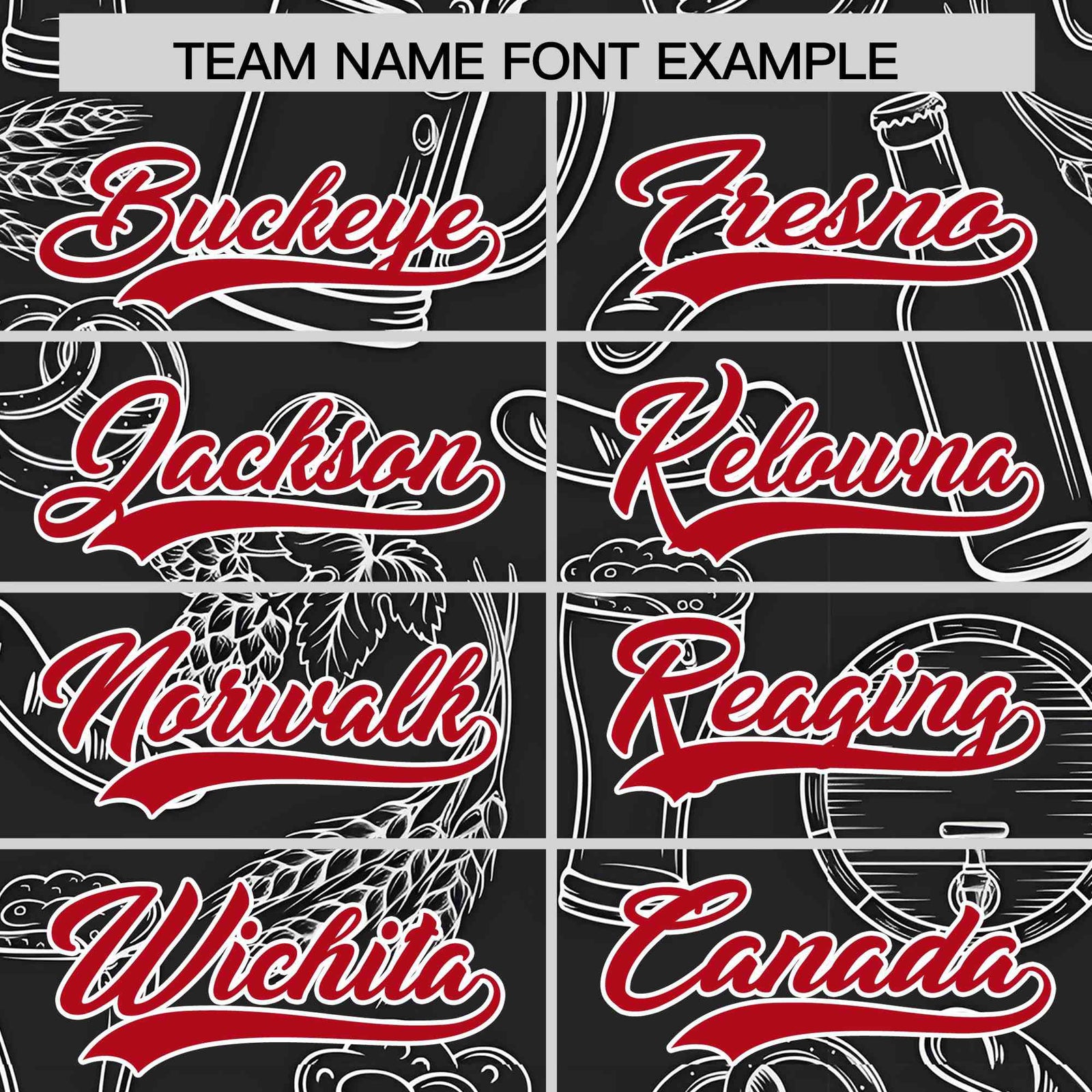 Custom Black White National Beer Day Personalized Beer Pattern Baseball Jersey | Suitable For Groups Or Parties | KXKSHOP