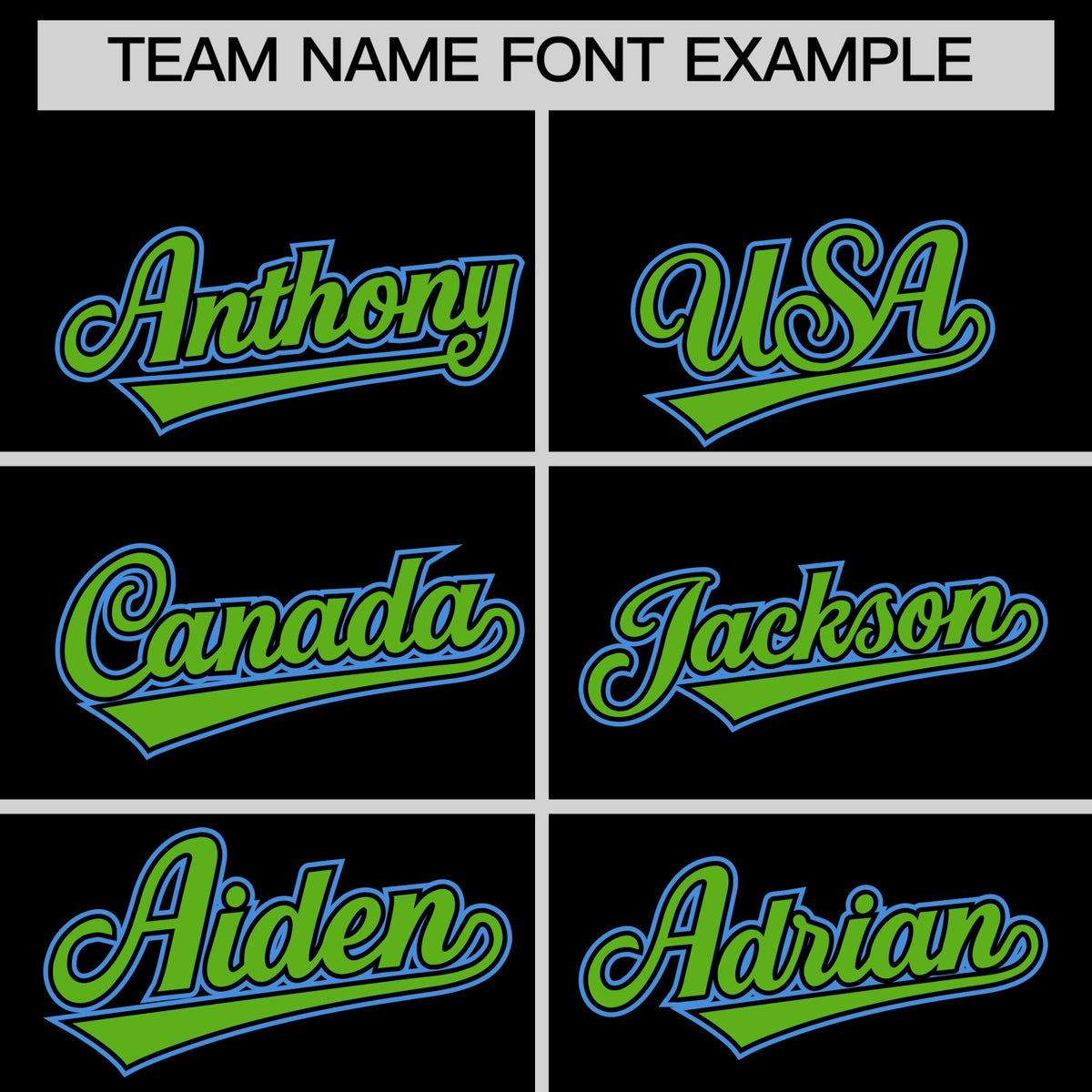 Custom Black Green Powder Blue Sleeve Flag Lace Baseball Jersey | Sublimation Printed &amp; Embroidery,Add Name and Numbern,Perfect for Teams | KXKSHOP