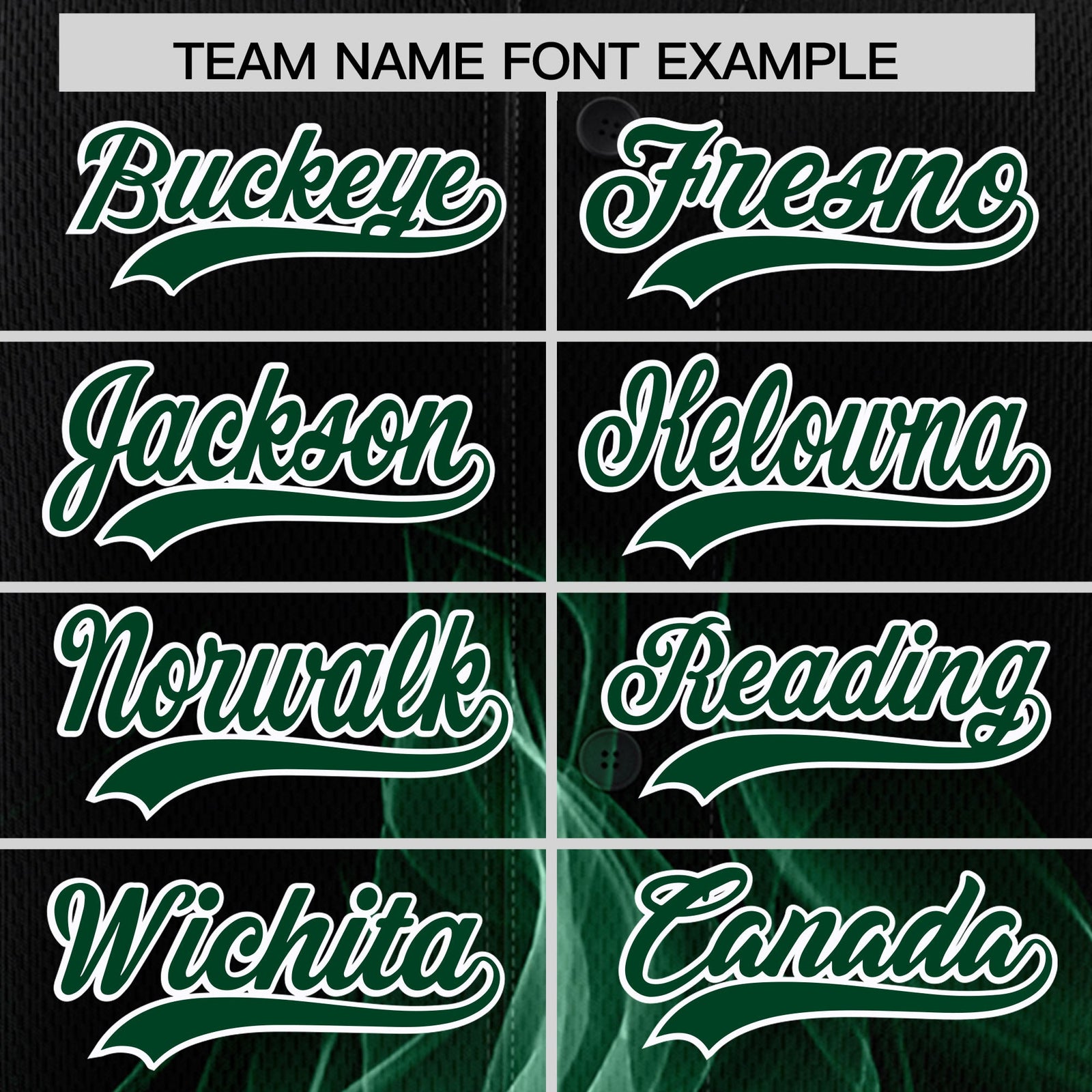 Custom Black Green White Flame Graffiti Pattern Personalization Baseball Jersey| KXKSHOP