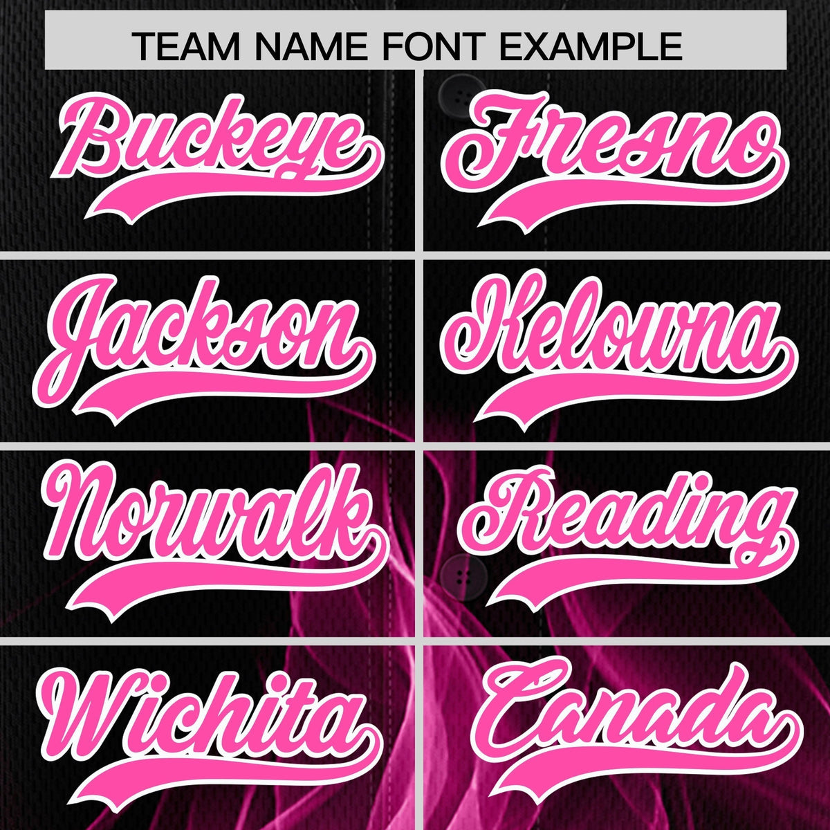 Custom Black Pink White Flame Graffiti Pattern Personalization Baseball Jersey| KXKSHOP