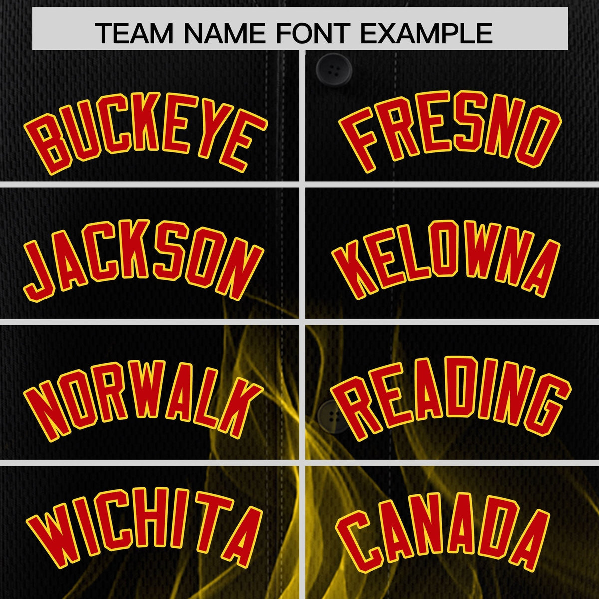 Custom Black Red Gold Flame Graffiti Pattern Personalization Baseball Jersey| KXKSHOP