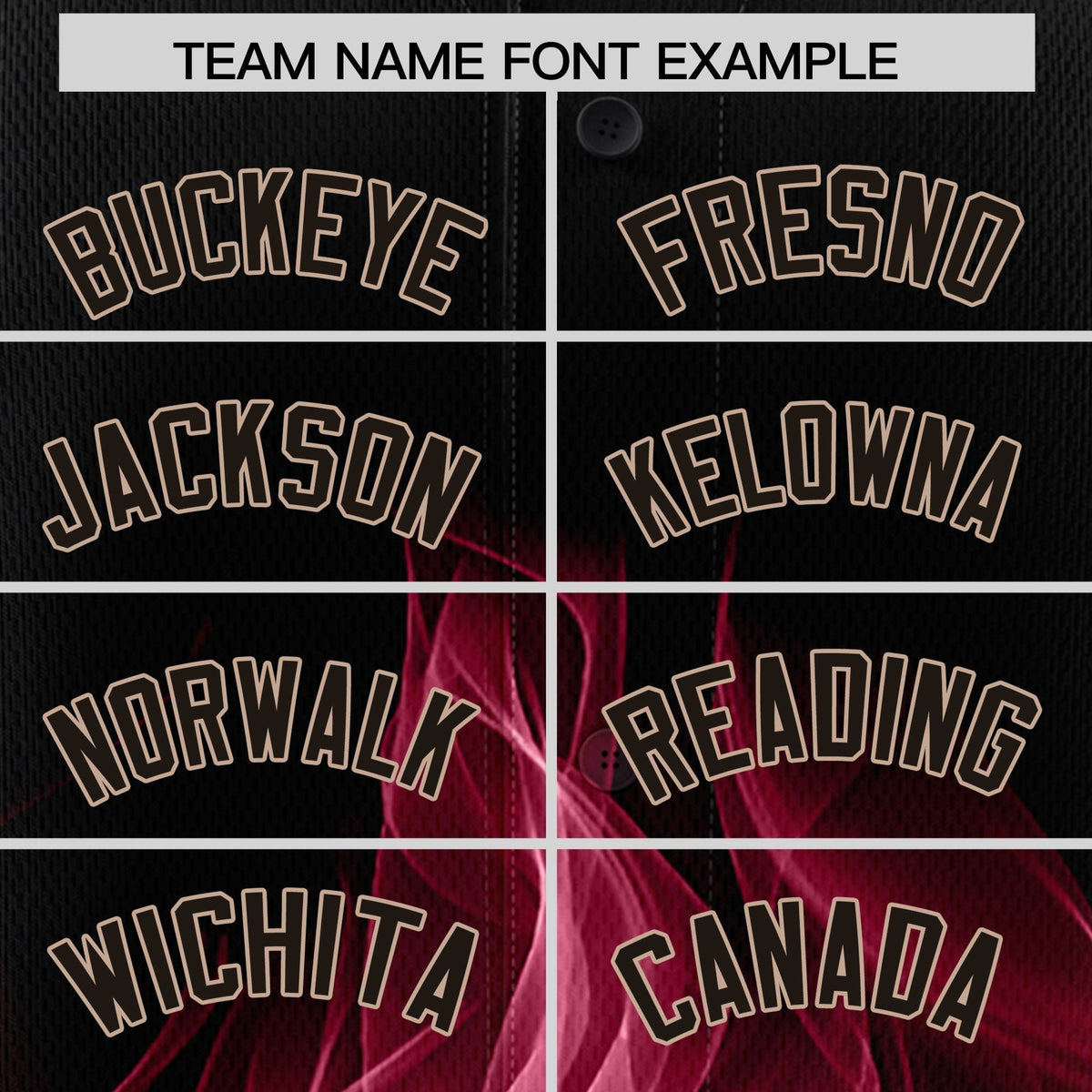 Custom Black Crimson White Flame Graffiti Pattern Personalization Baseball Jersey| KXKSHOP