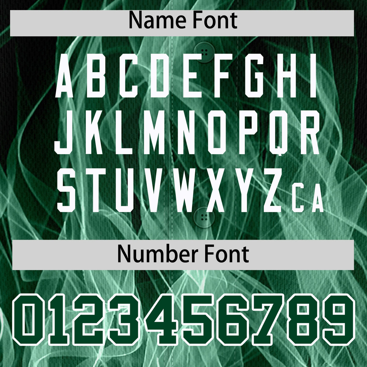 Custom Black Green White Flame Graffiti Pattern Personalization Baseball Jersey| KXKSHOP