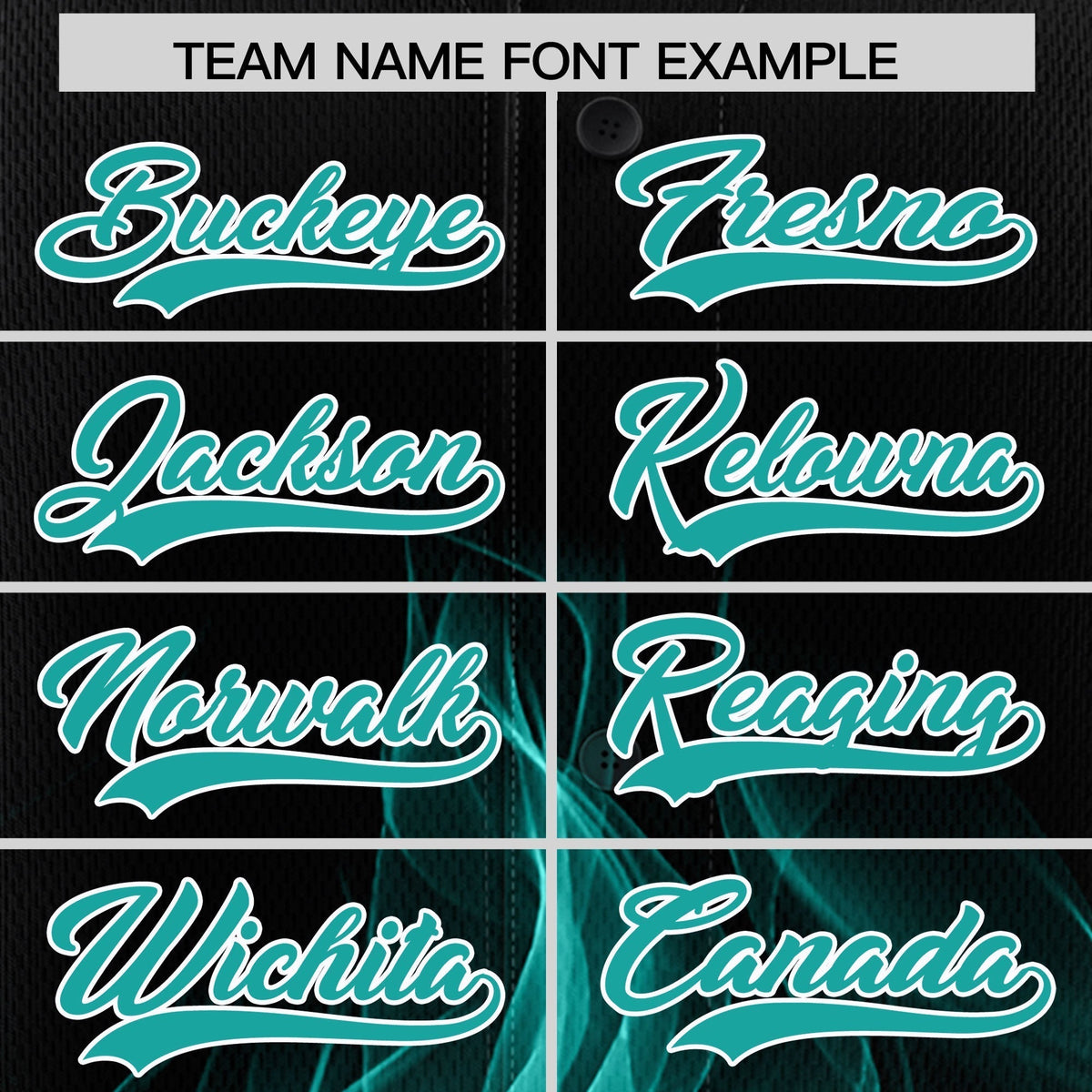 Custom Black Aqua White Flame Graffiti Pattern Personalization Baseball Jersey| KXKSHOP