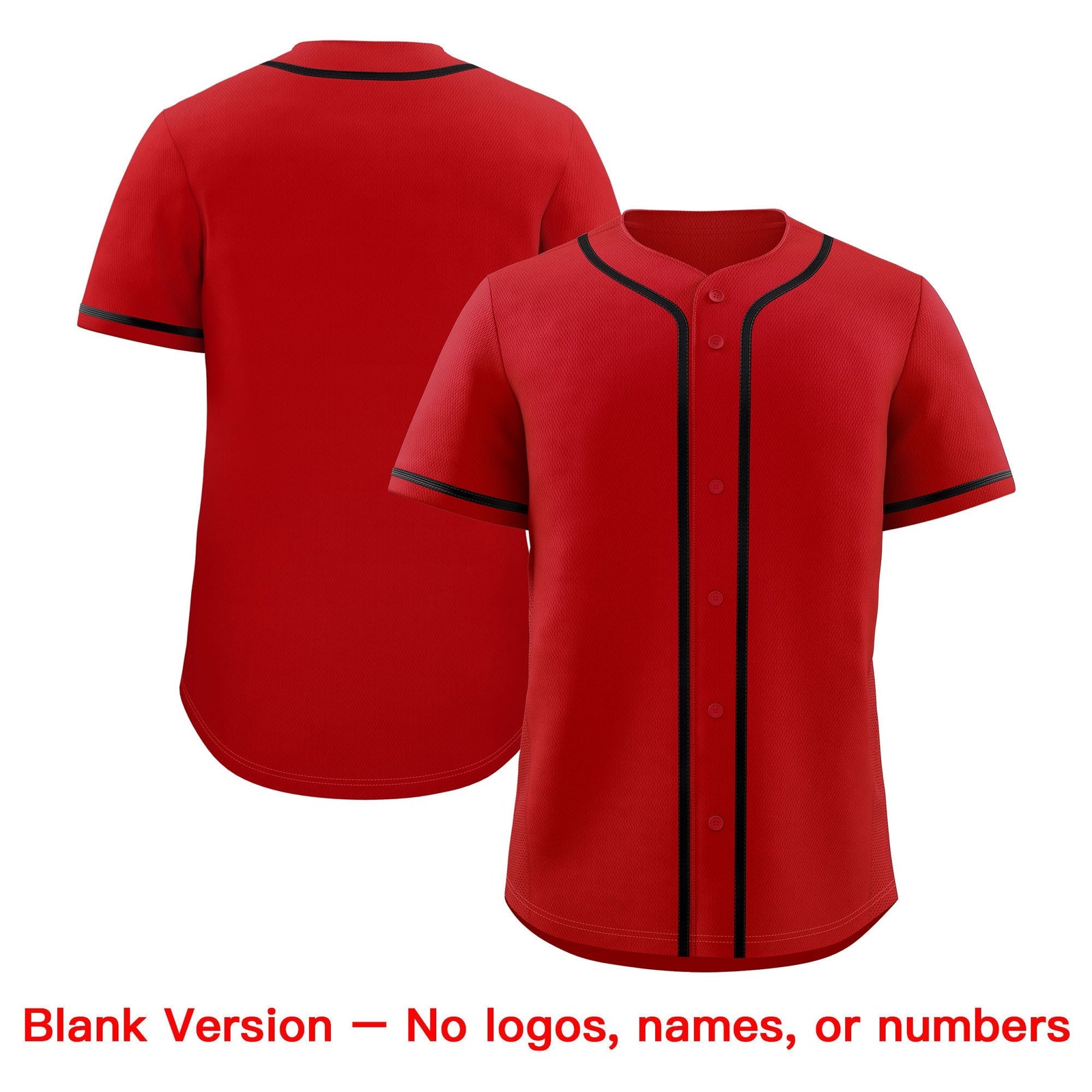 Custom Red Black Classic Style Stitched Sports Uniform Personalized For Teams Baseball Jersey| KXKSHOP