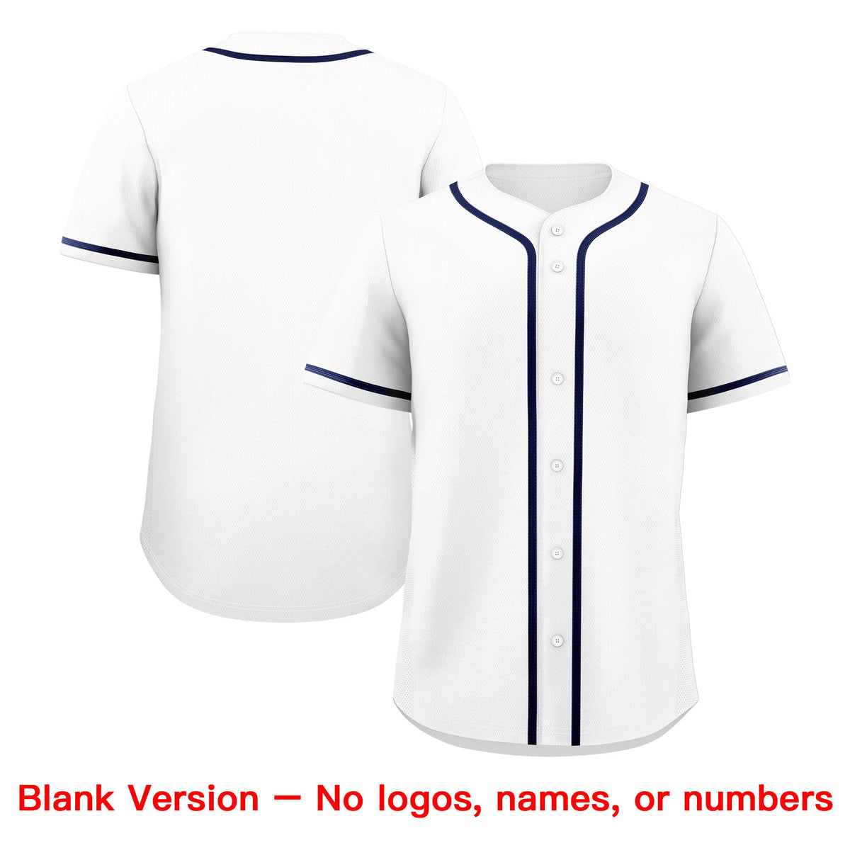 Custom White Navy Classic Style Stitched Sports Uniform Personalized For Teams Baseball Jersey| KXKSHOP